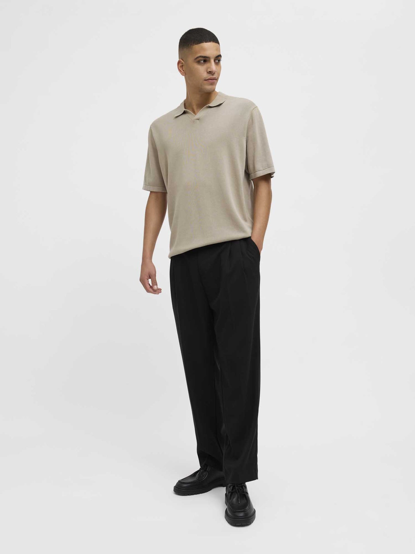 JACK&JONES LEO POLO - BEIGE
