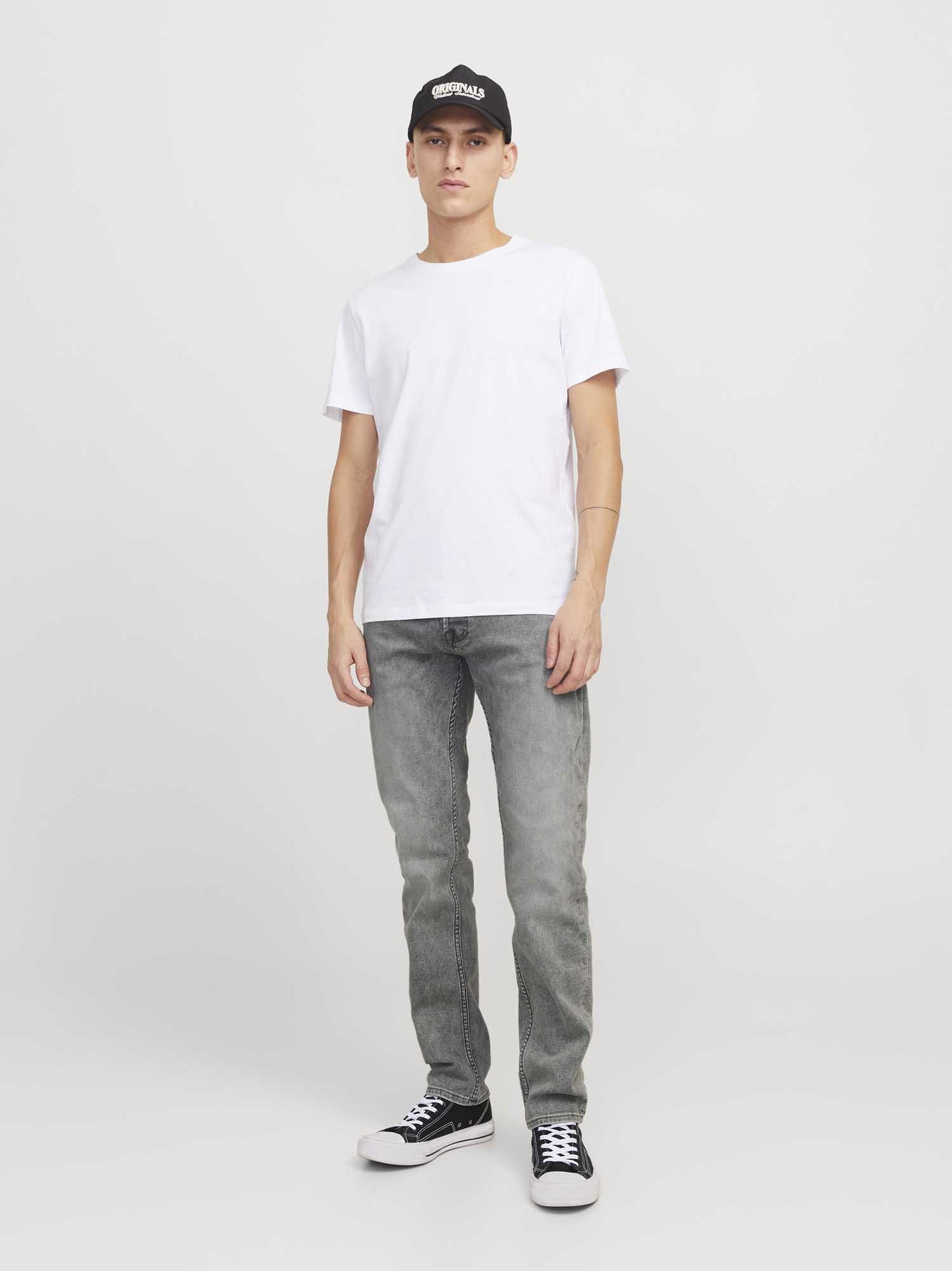 JEANS ORIGINAL GLENN JACK&JONES DA UOMO GRIGIO