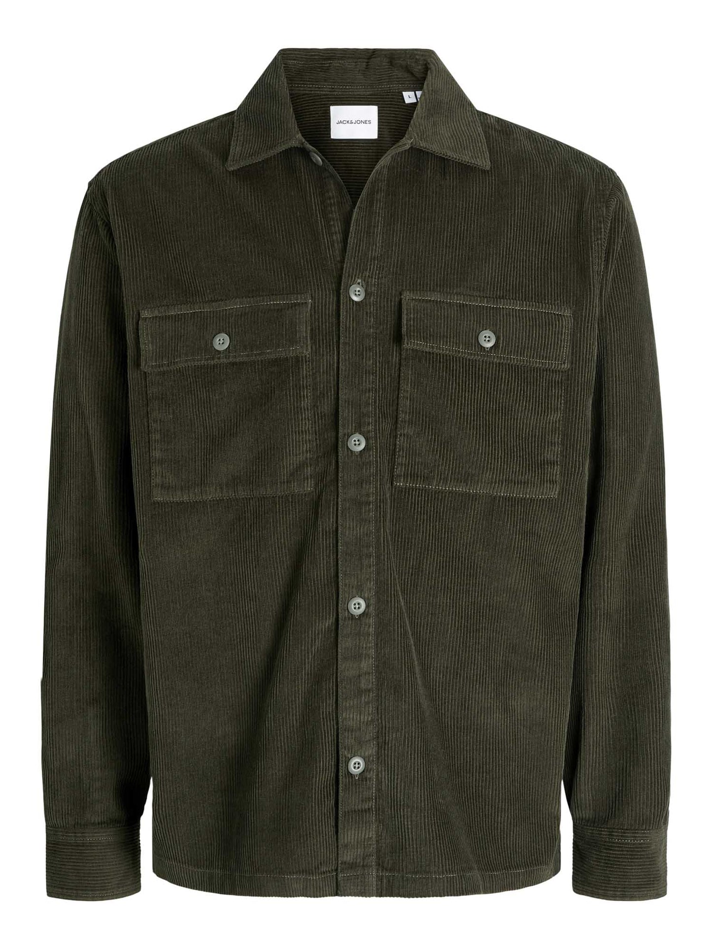 GIACCA CAMICIA A COSTINE JACK&JONES DA UOMO VERDE