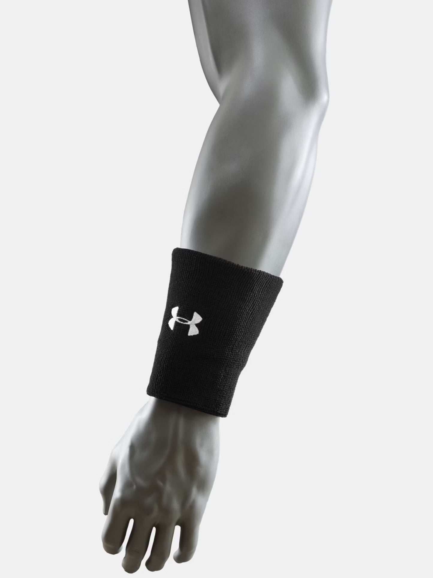 Under Armour Perform, fascia polso unisex sportiva nera