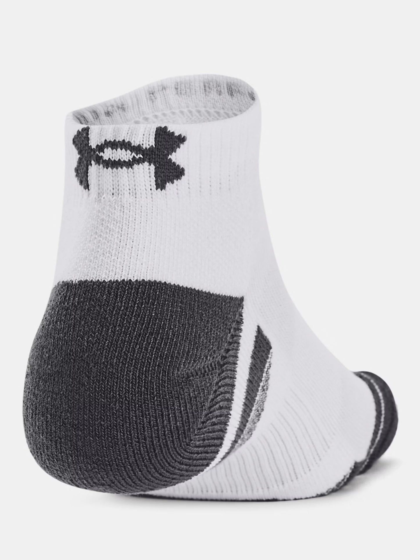 Under Armour Performance Tech, calzini unisex bianchi da sport