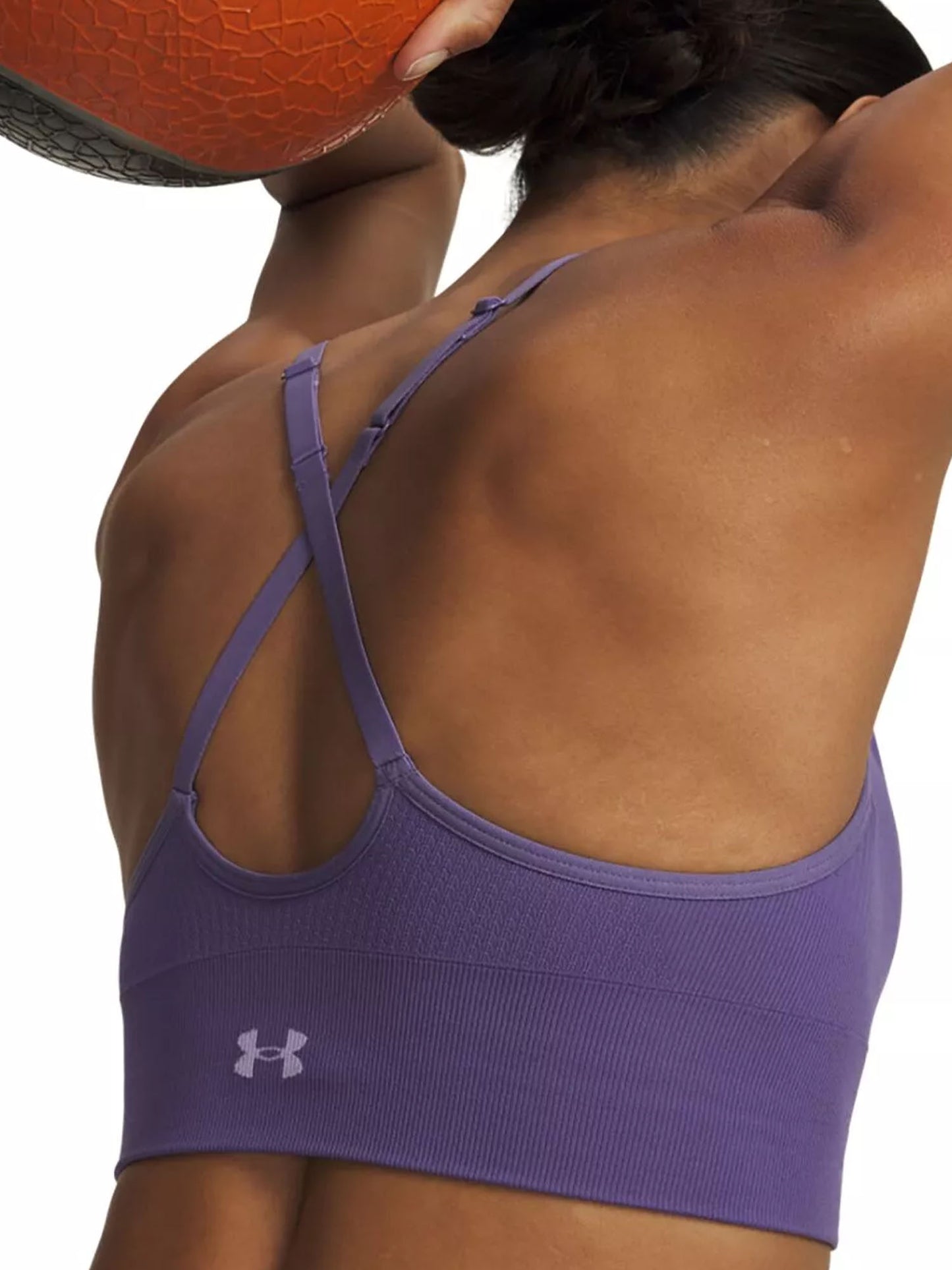 Canotta sportiva Under Armour Vanish Seamless leggera viola donna