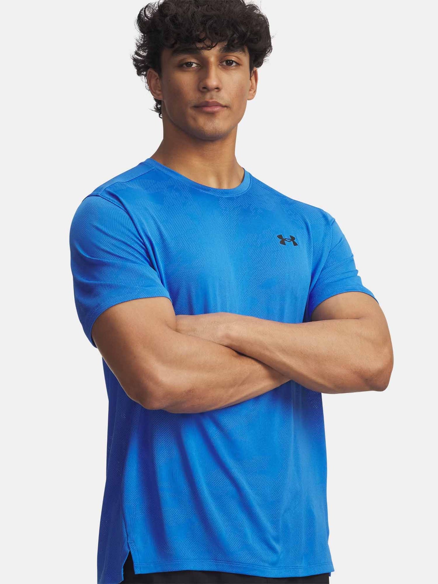 T-SHIRT TECH VENT UNDER ARMOUR DA UOMO AZZURRO