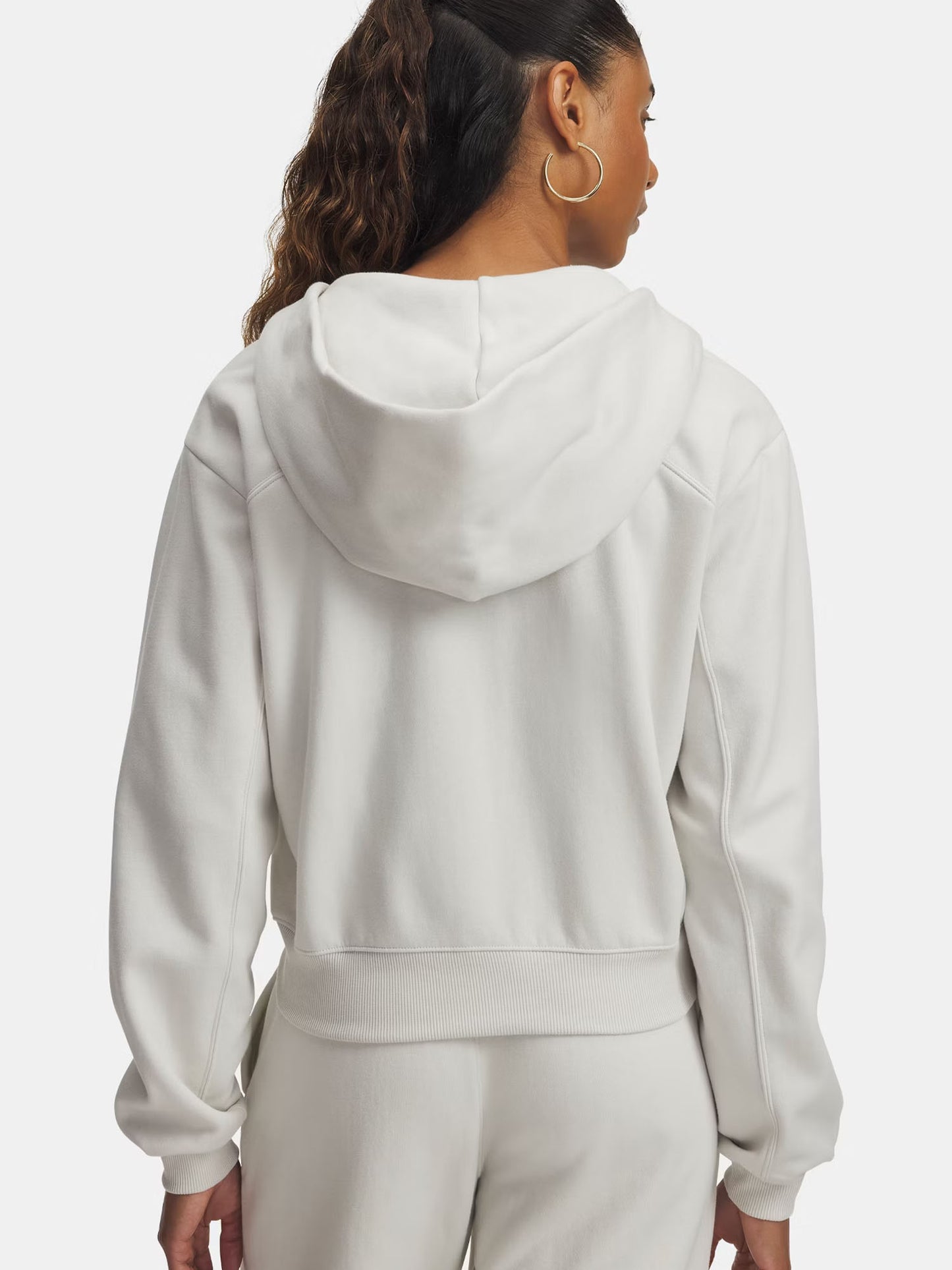 FELPA FULL ZIP ICON UNDER ARMOUR DA DONNA PANNA