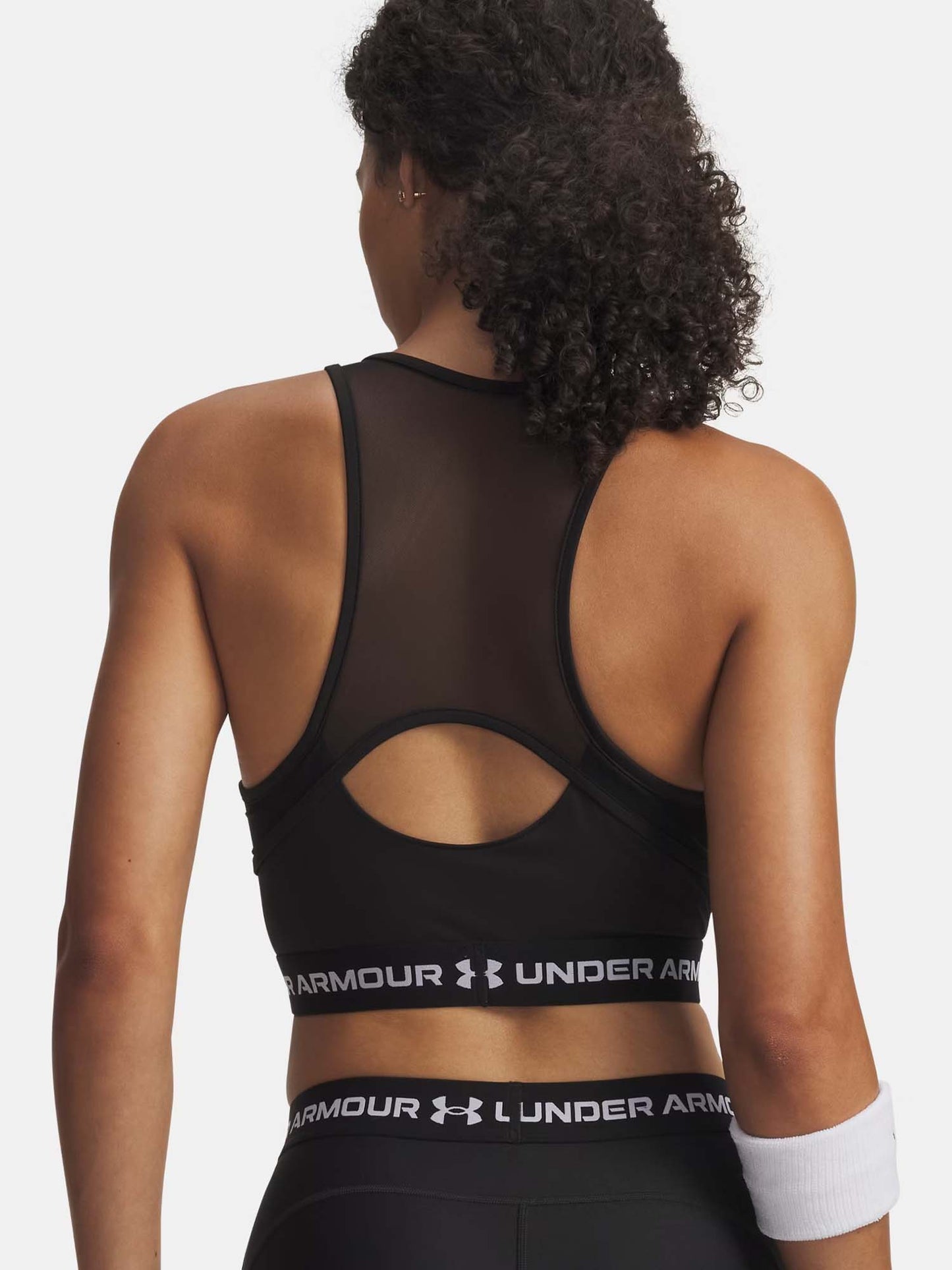 Canotta tecnica HeatGear Mesh donna sportiva nera Under Armour