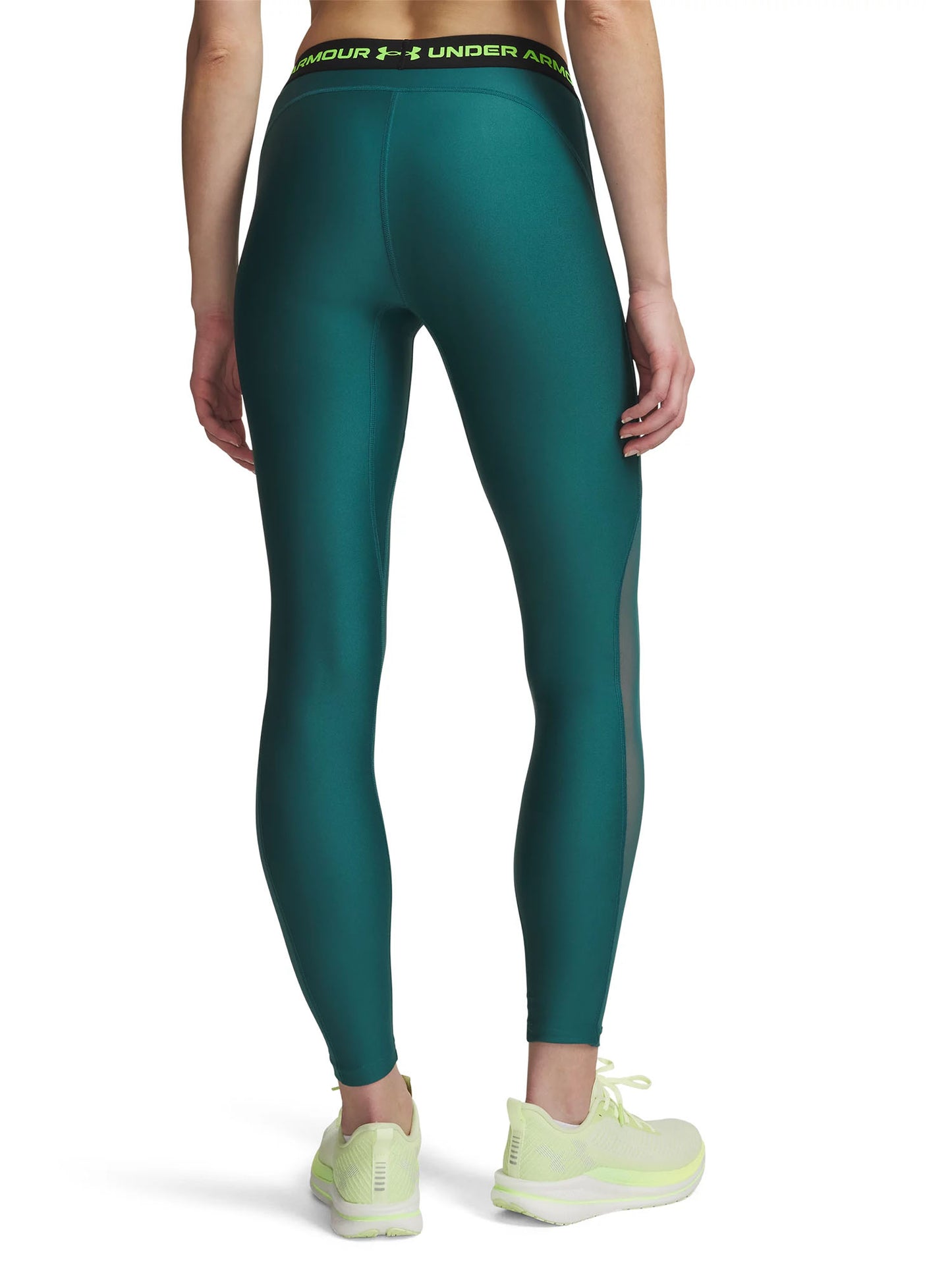 Leggings HeatGear Mesh donna verde per allenamento sportivo