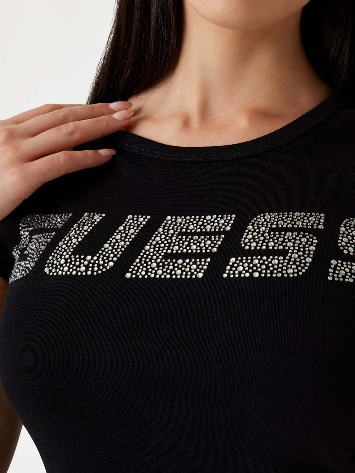Guess kiara t-shirt da donna nero