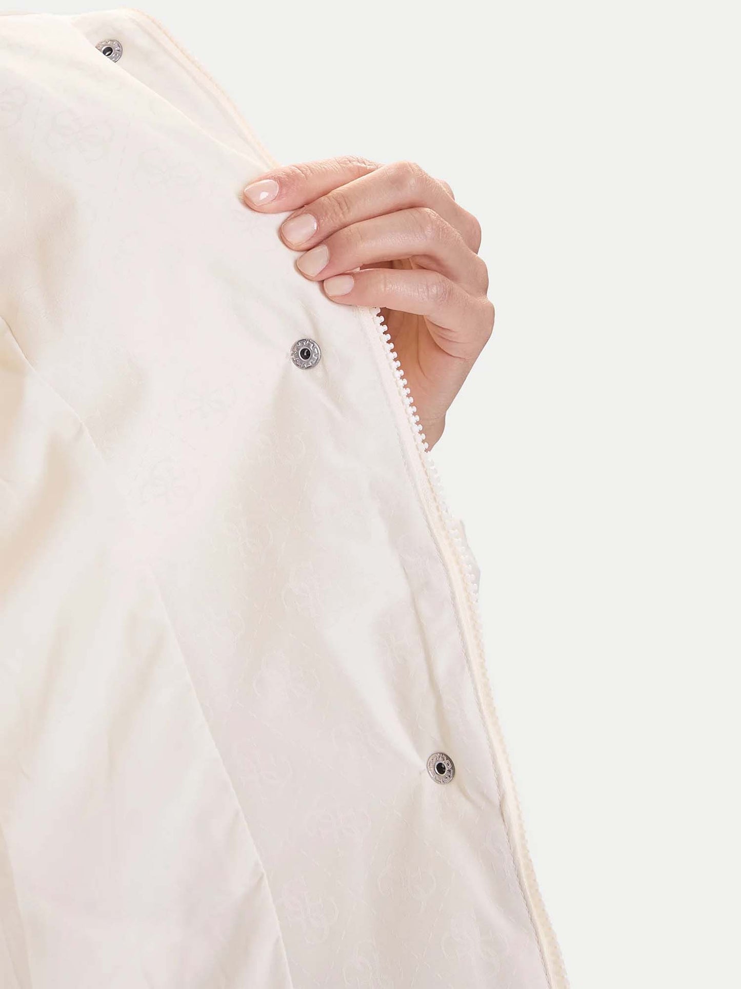 GIUBBOTTO IMBOTTITO MONOGRAM GUESS DA DONNA PANNA