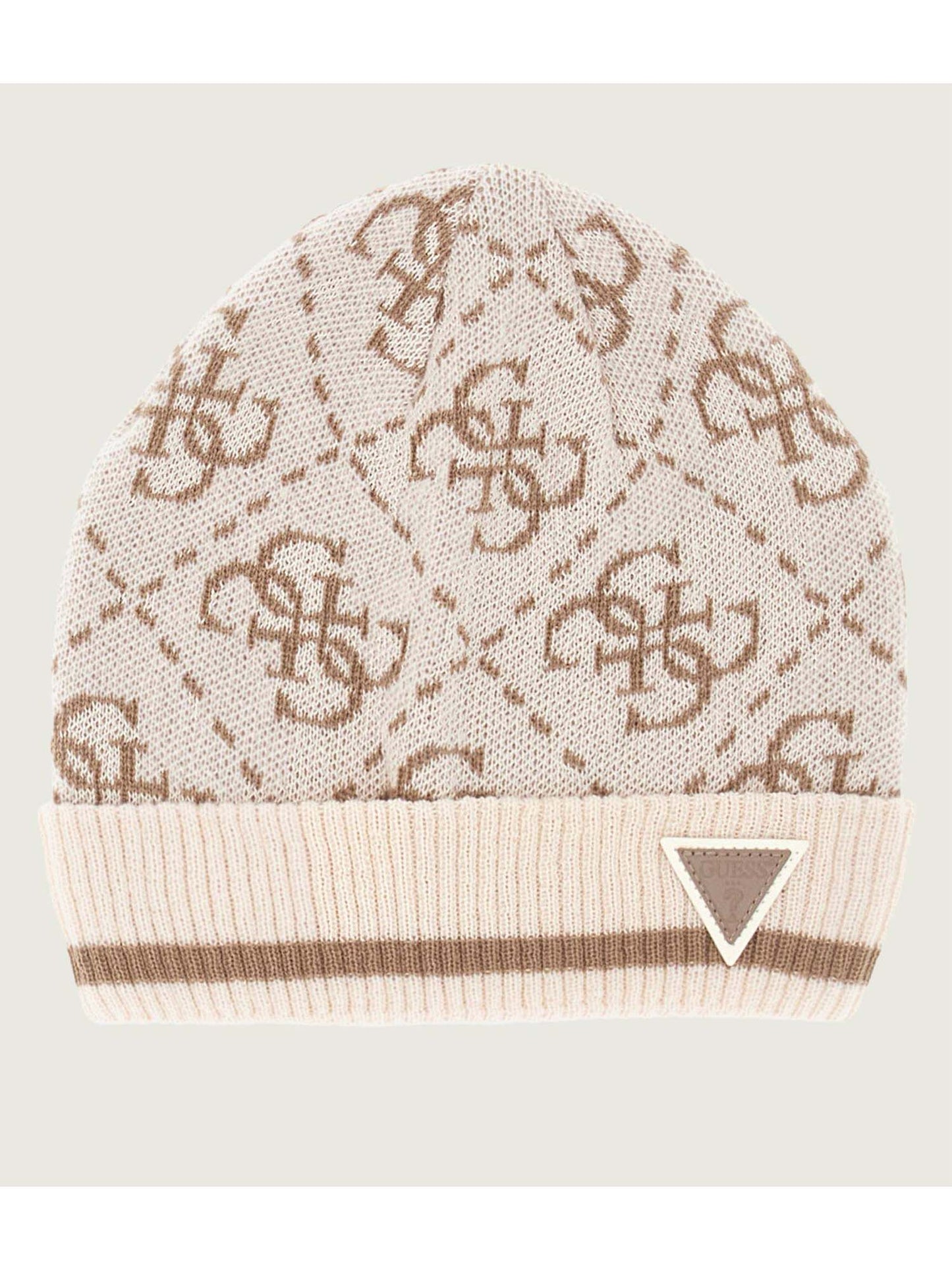 CAPPELLO MONOGRAMMA ALL OVER GUESS DA DONNA BEIGE