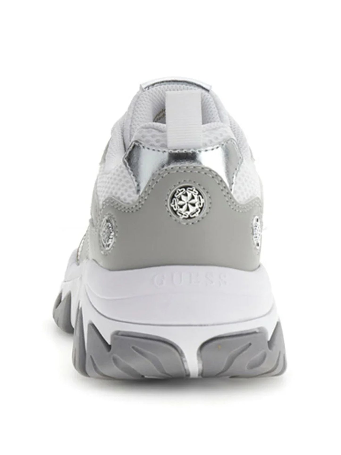 Guess Notiss, sneakers donna grigie con suola rialzata