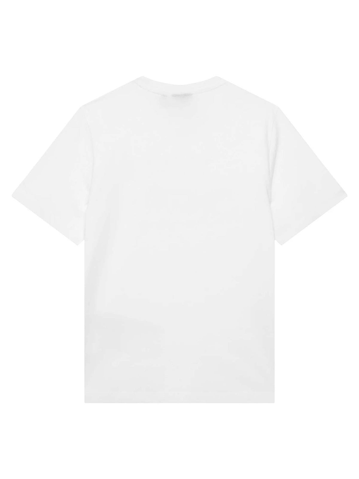 Ea7 Emporio Armani Train Visibility, t-shirt Unisex bambino bianca