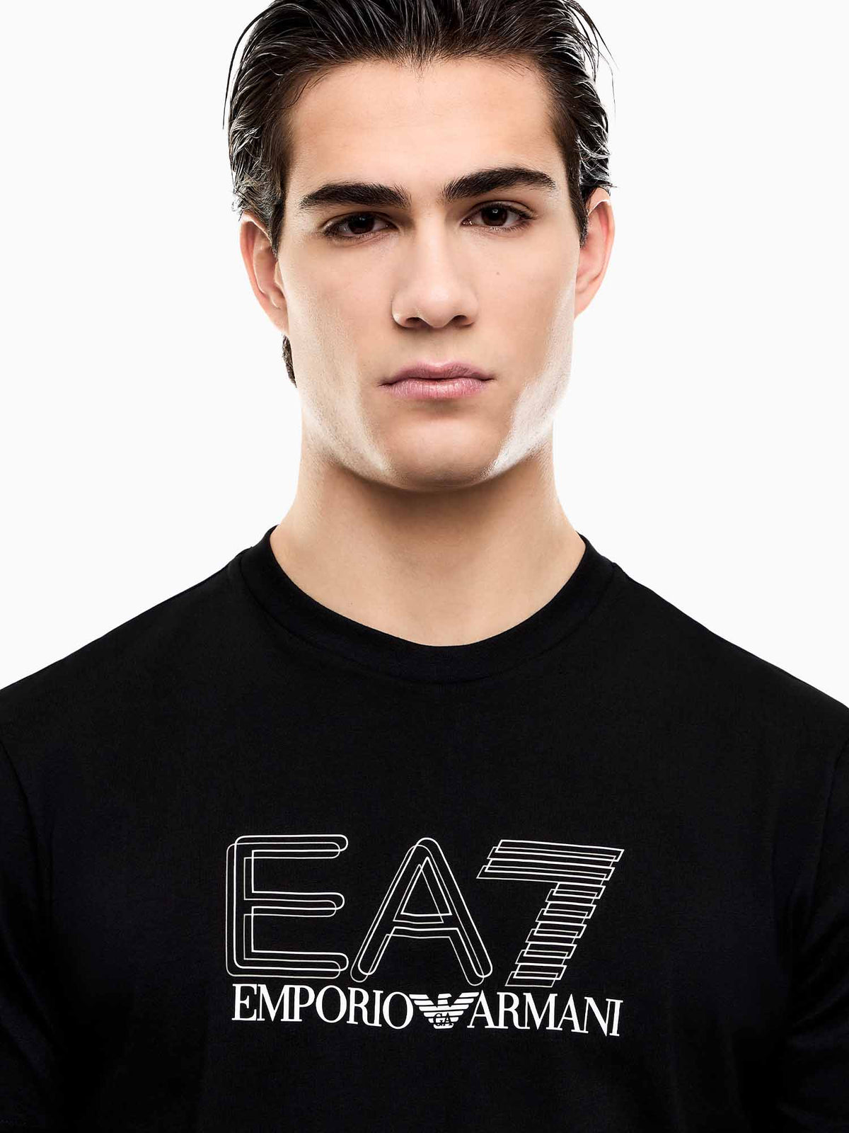 EA7 t-shirt mm da uomo nero