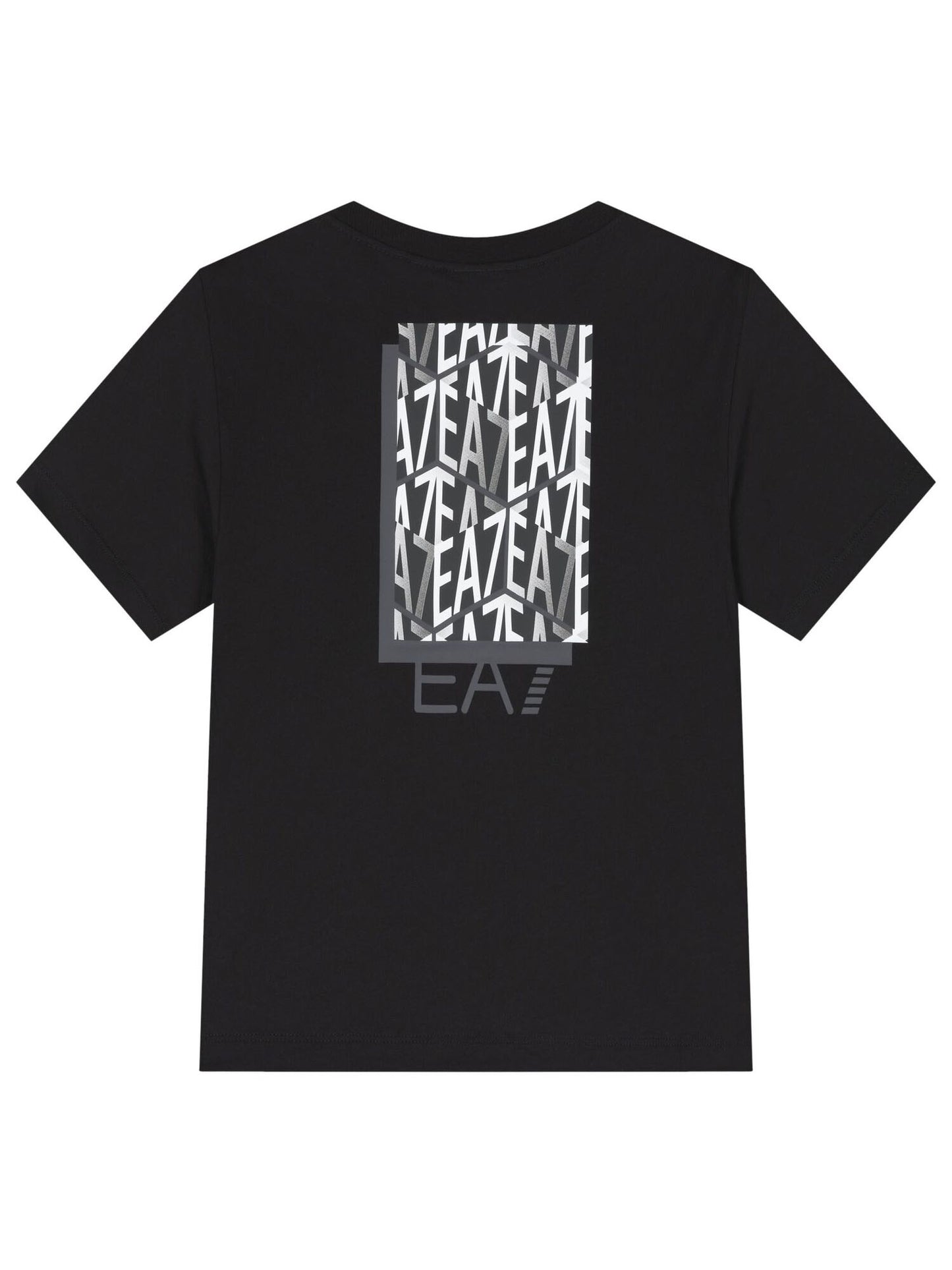 T-SHIRT GRAPHIC SERIE EA7 EMPORIO ARMANI BAMBINO NERO