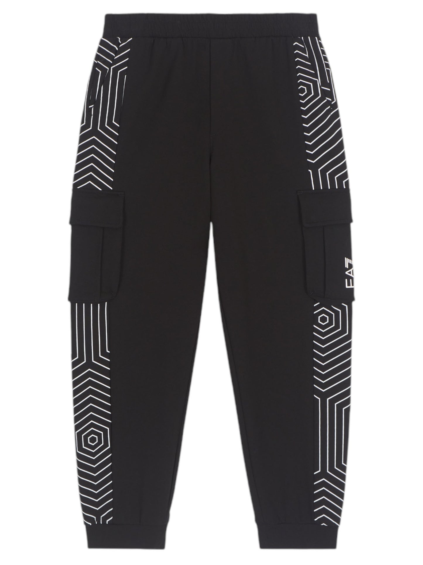 PANTALONE CARGO EA7 EMPORIO ARMANI BAMBINO NERO