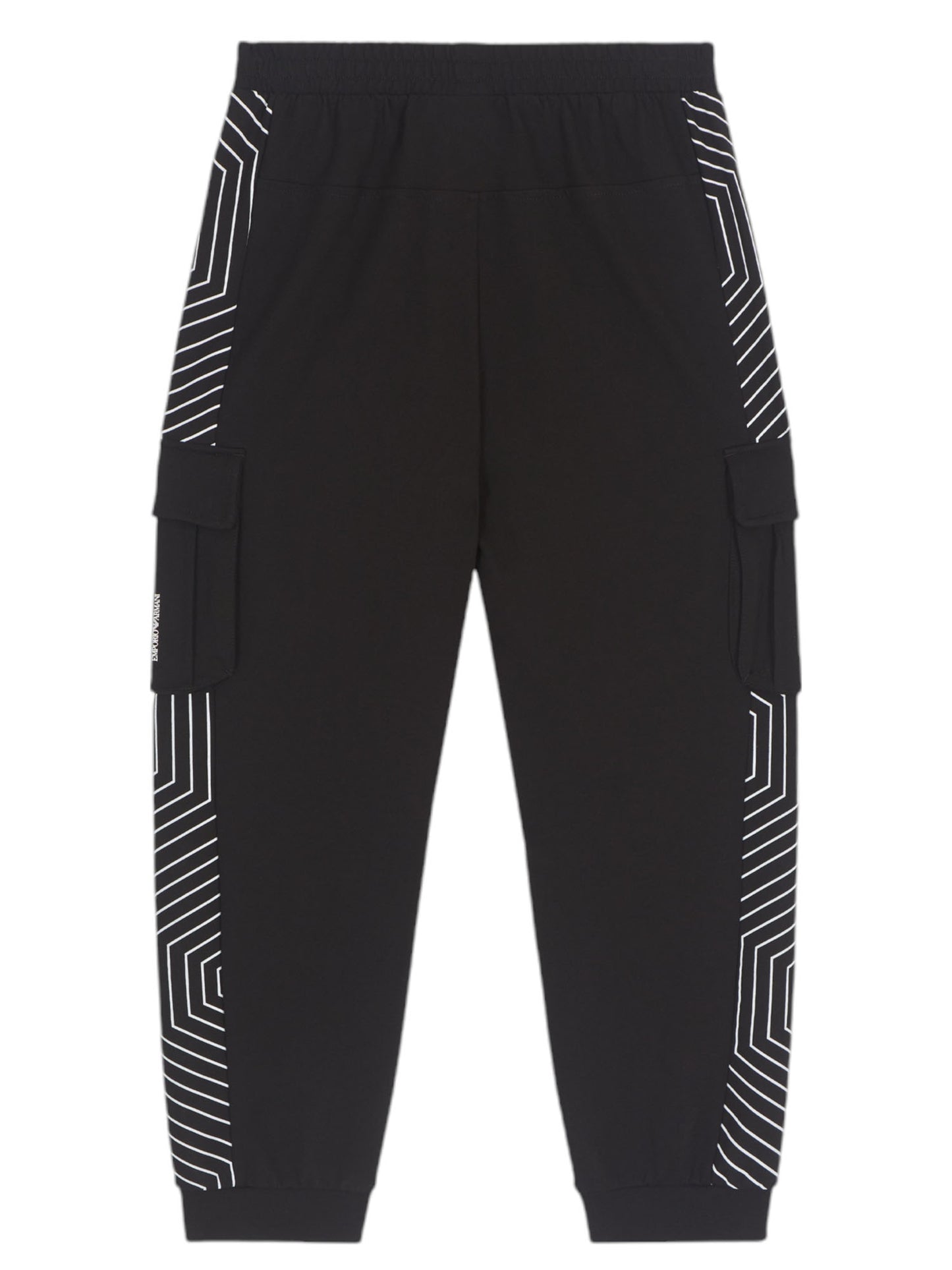 PANTALONE CARGO EA7 EMPORIO ARMANI BAMBINO NERO