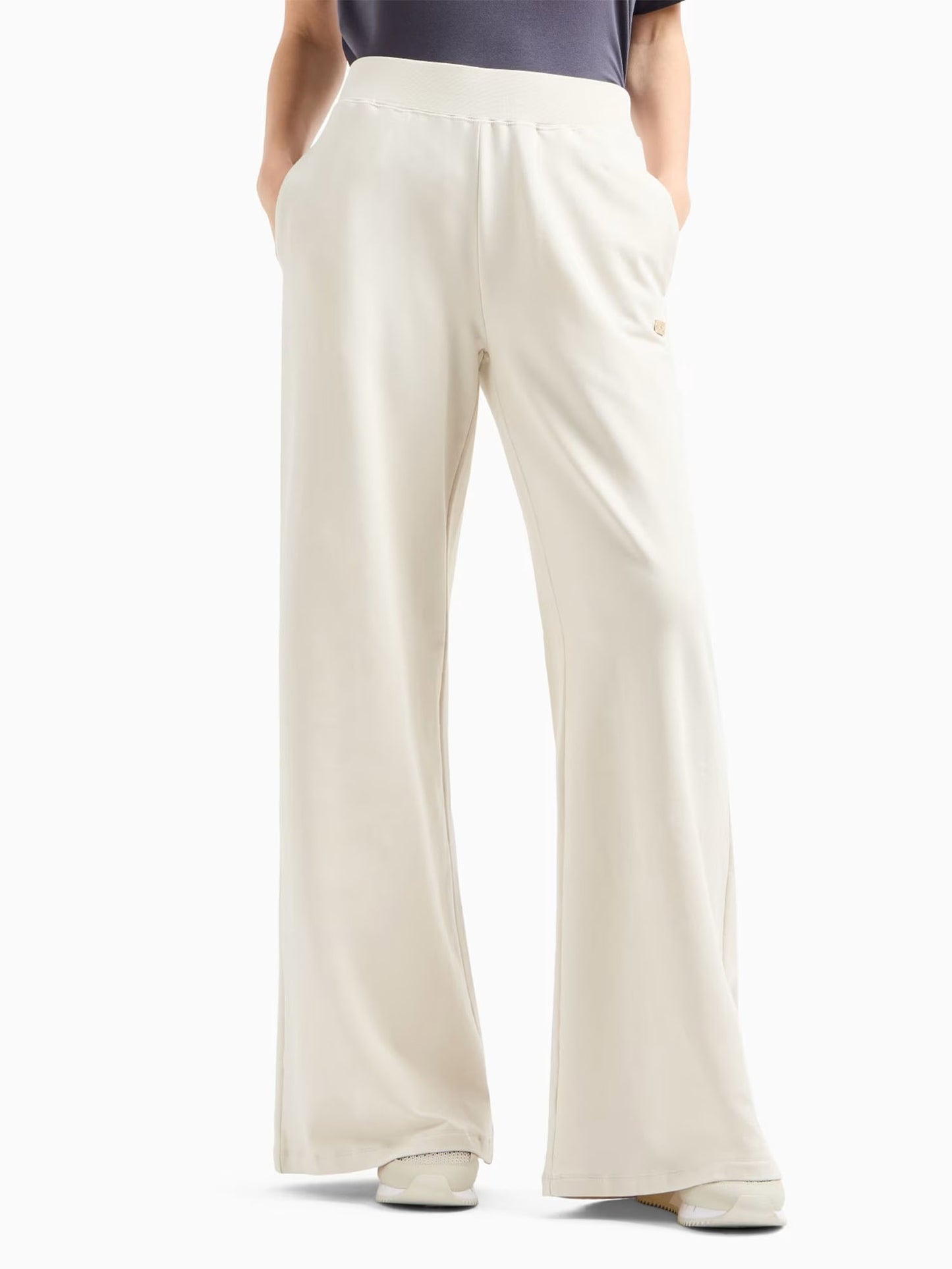 PANTALONE AMPIO CORE LADY EA7 EMPORIO ARMANI DONNA PANNA