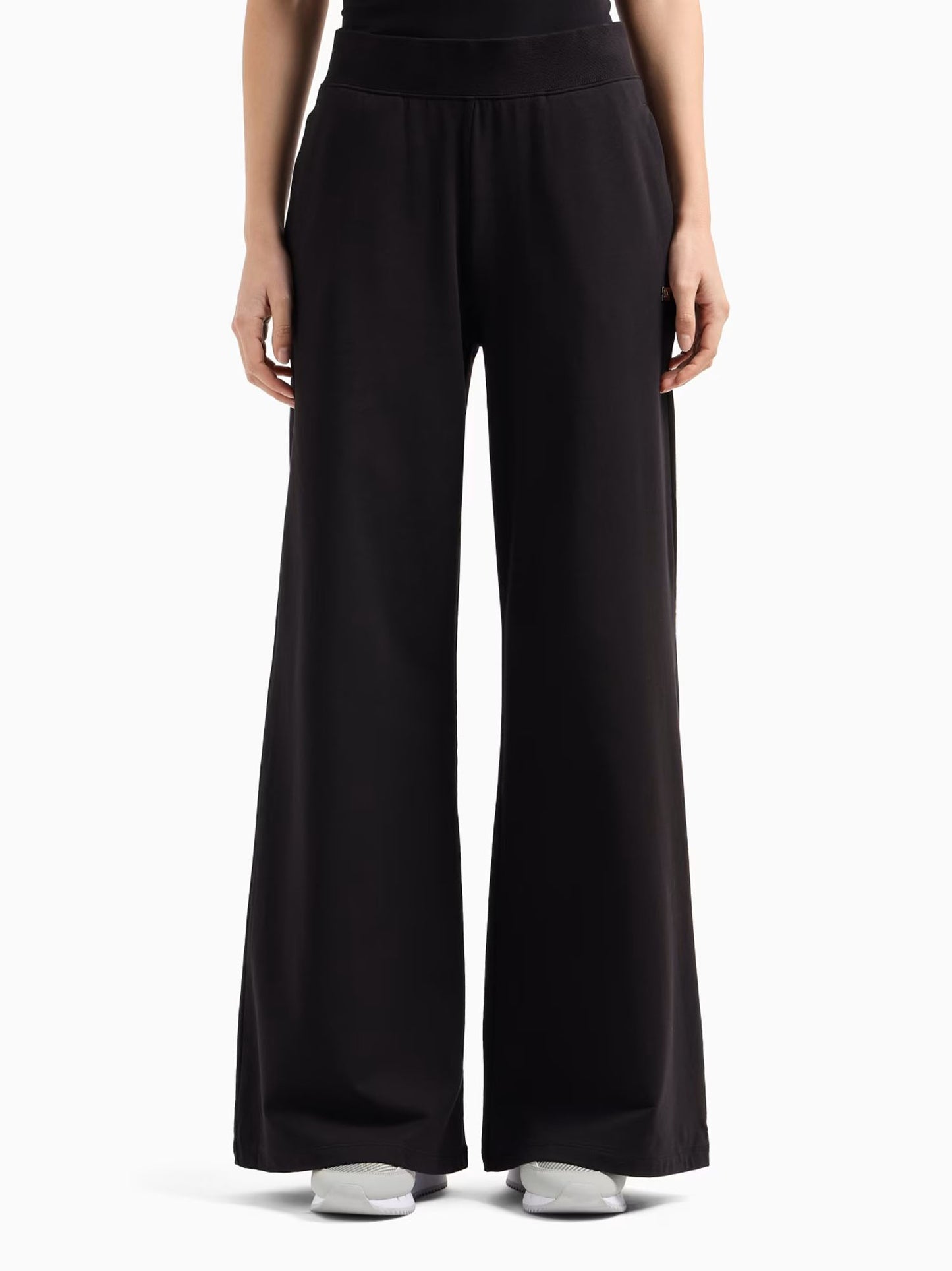 PANTALONE AMPIO CORE LADY EA7 EMPORIO ARMANI DONNA NERO