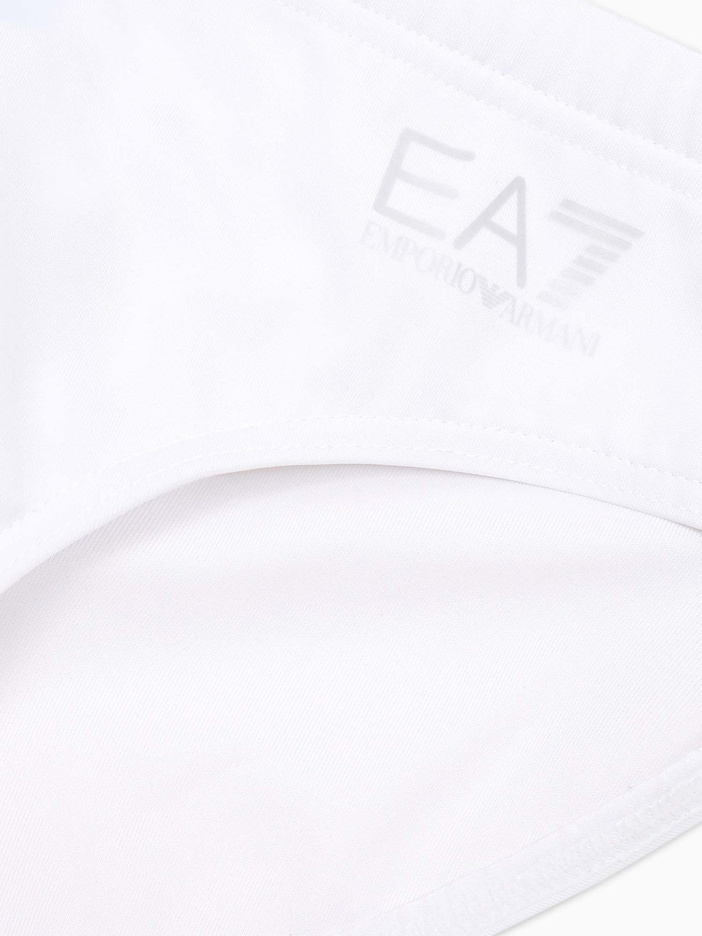 Slip da uomo bianco EA7 Emporio Armani per mare e piscina