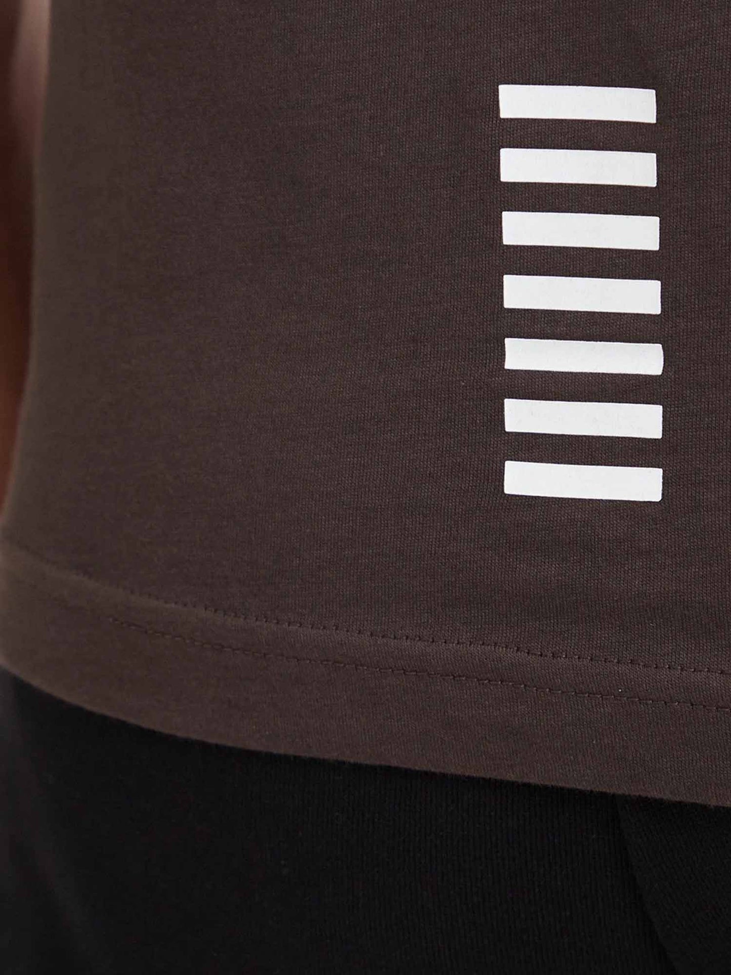 Ea7 Emporio Armani Train Core Fl, t-shirt maniche corte da uomo marrone