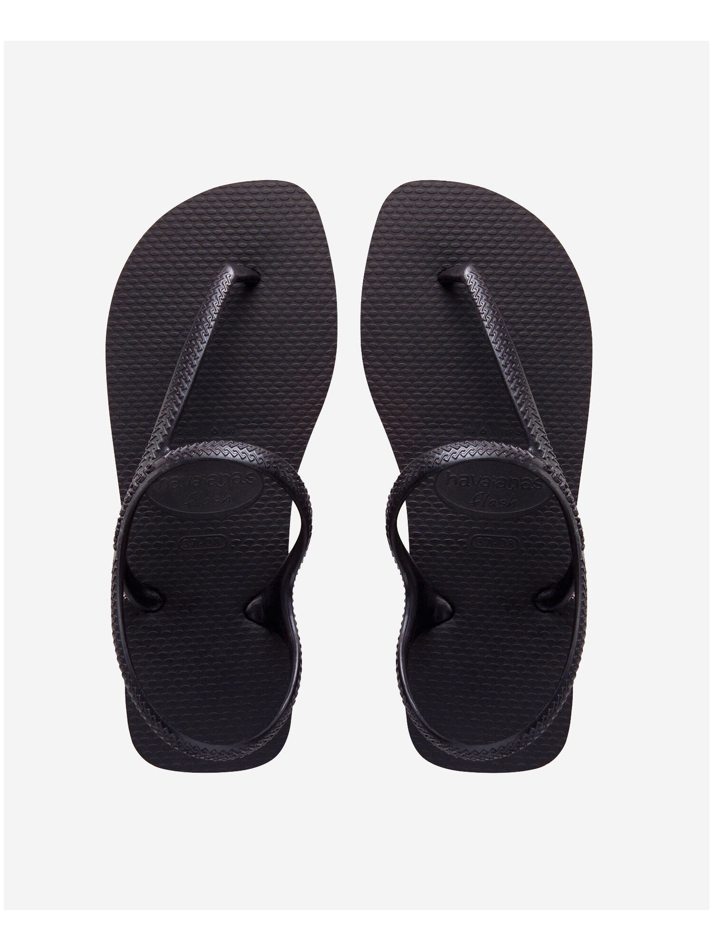 Havaianas Flash Urban, ciabatte con cinturino alla caviglia nere da donna