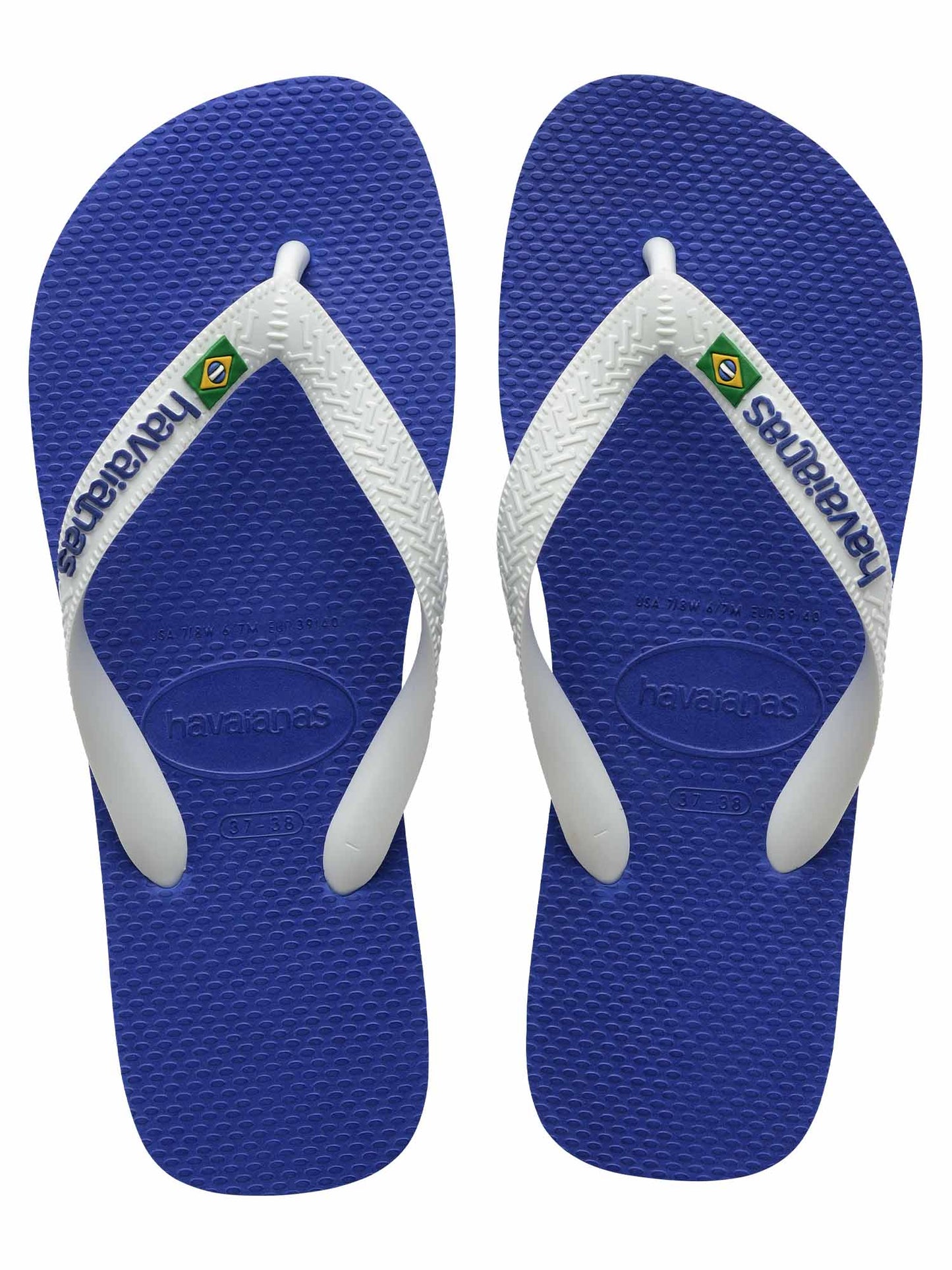 Ciabatte Havaianas Brasil Logo da uomo blu, classiche e resistenti
