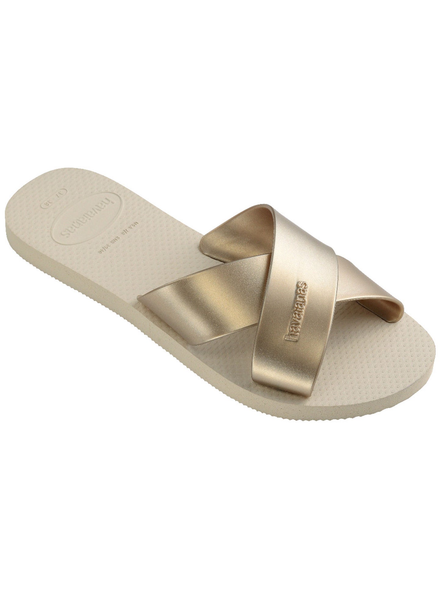 HAVAIANAS AQUA METAL - BEIGE