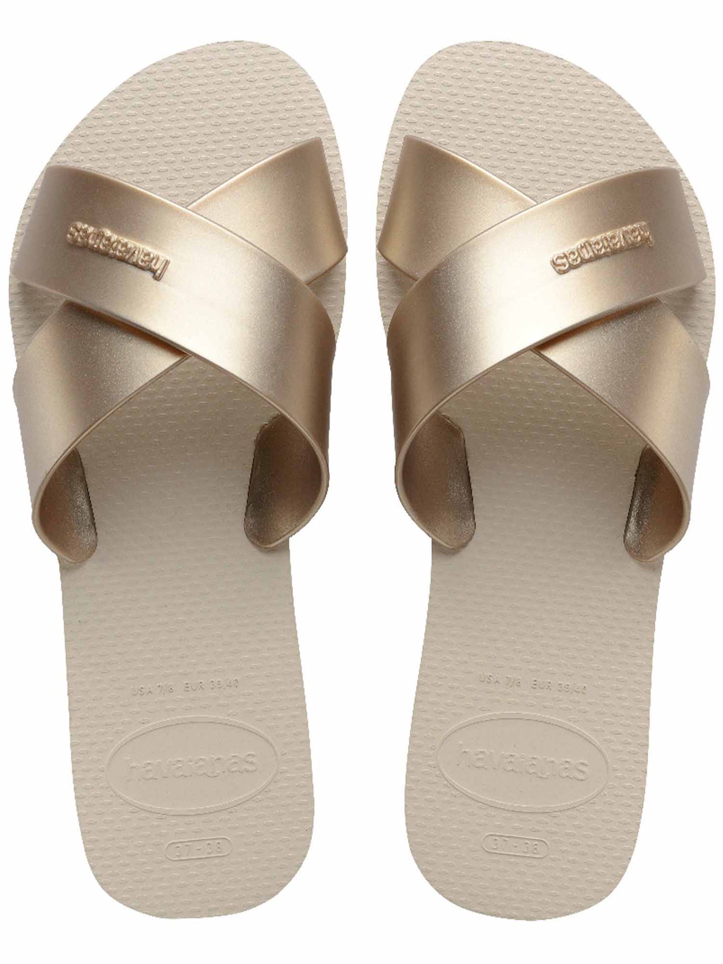 HAVAIANAS AQUA METAL - BEIGE