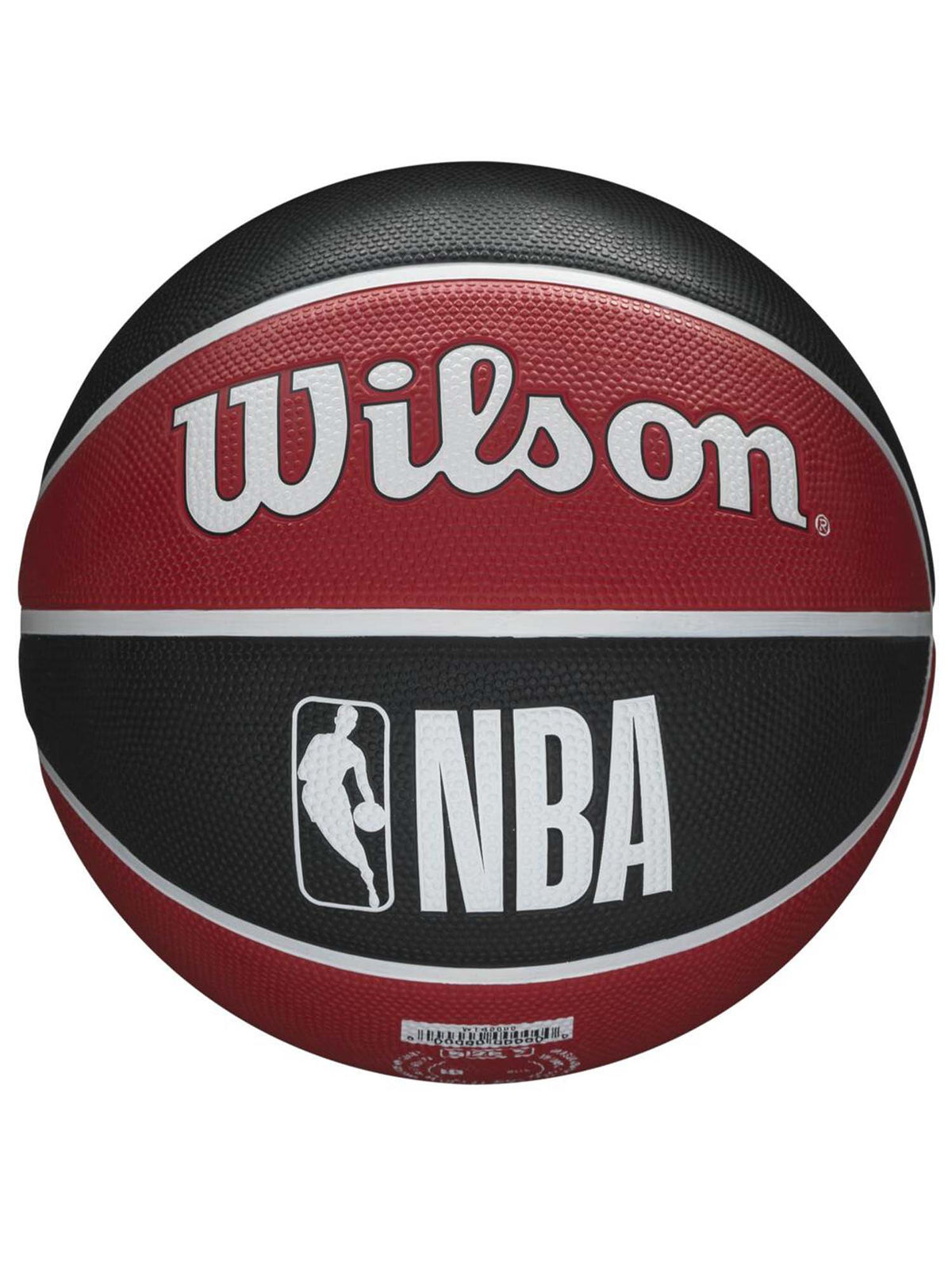 Wilson nba team bull pallone basket da unisex rosso