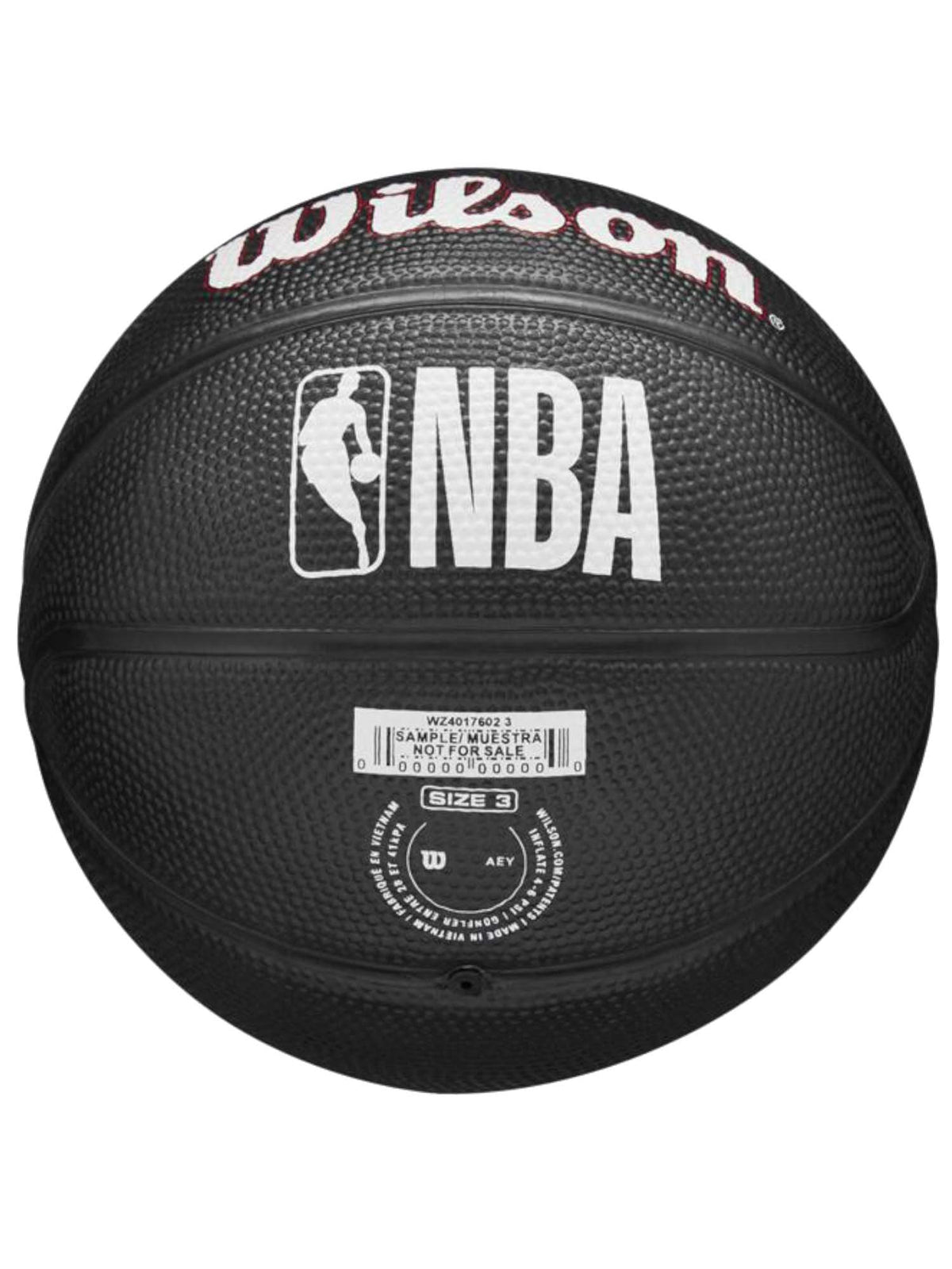 Wilson mini chi bull pallone basket da unisex nero