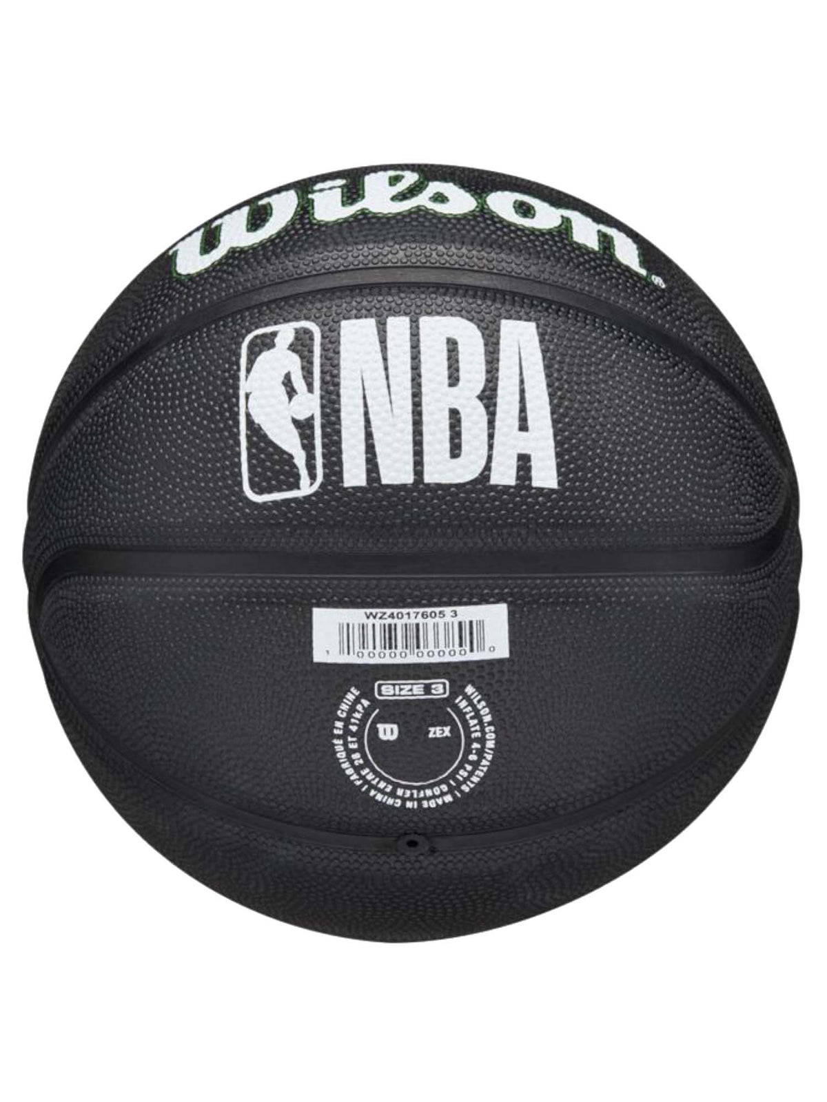 Wilson mini boston pallone basket da unisex nero