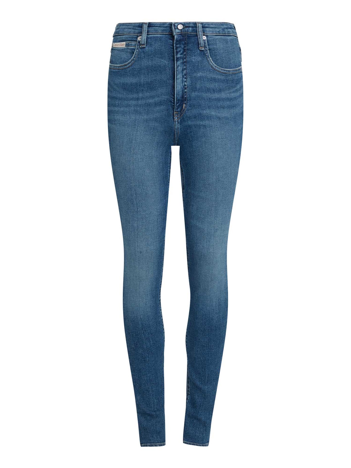 DENIM HIGH RISE SKINNY CALVIN KLEIN JEANS DONNA JEANS SCURO