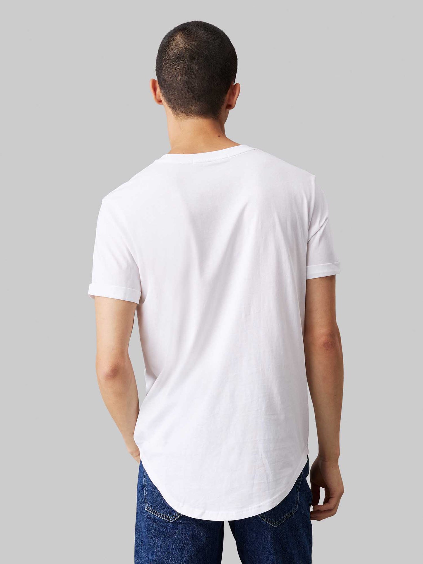 T-SHIRT CLASSIC CALVIN KLEIN JEANS DA UOMO BIANCO