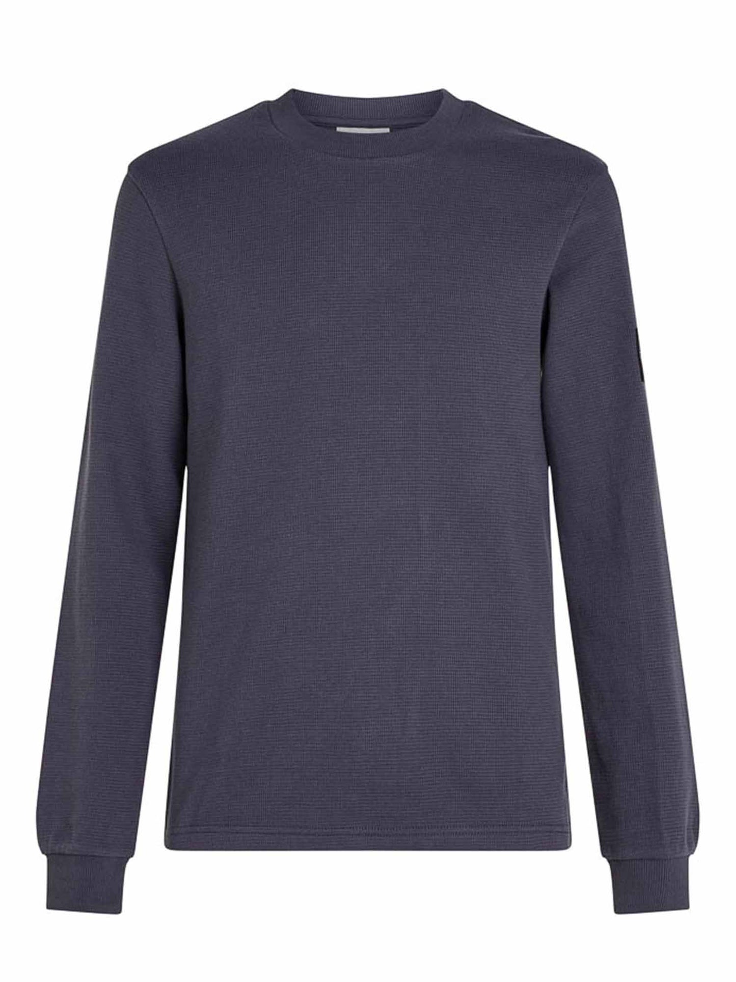 MAGLIA WAFFLE CALVIN KLEIN JEANS UOMO BLU