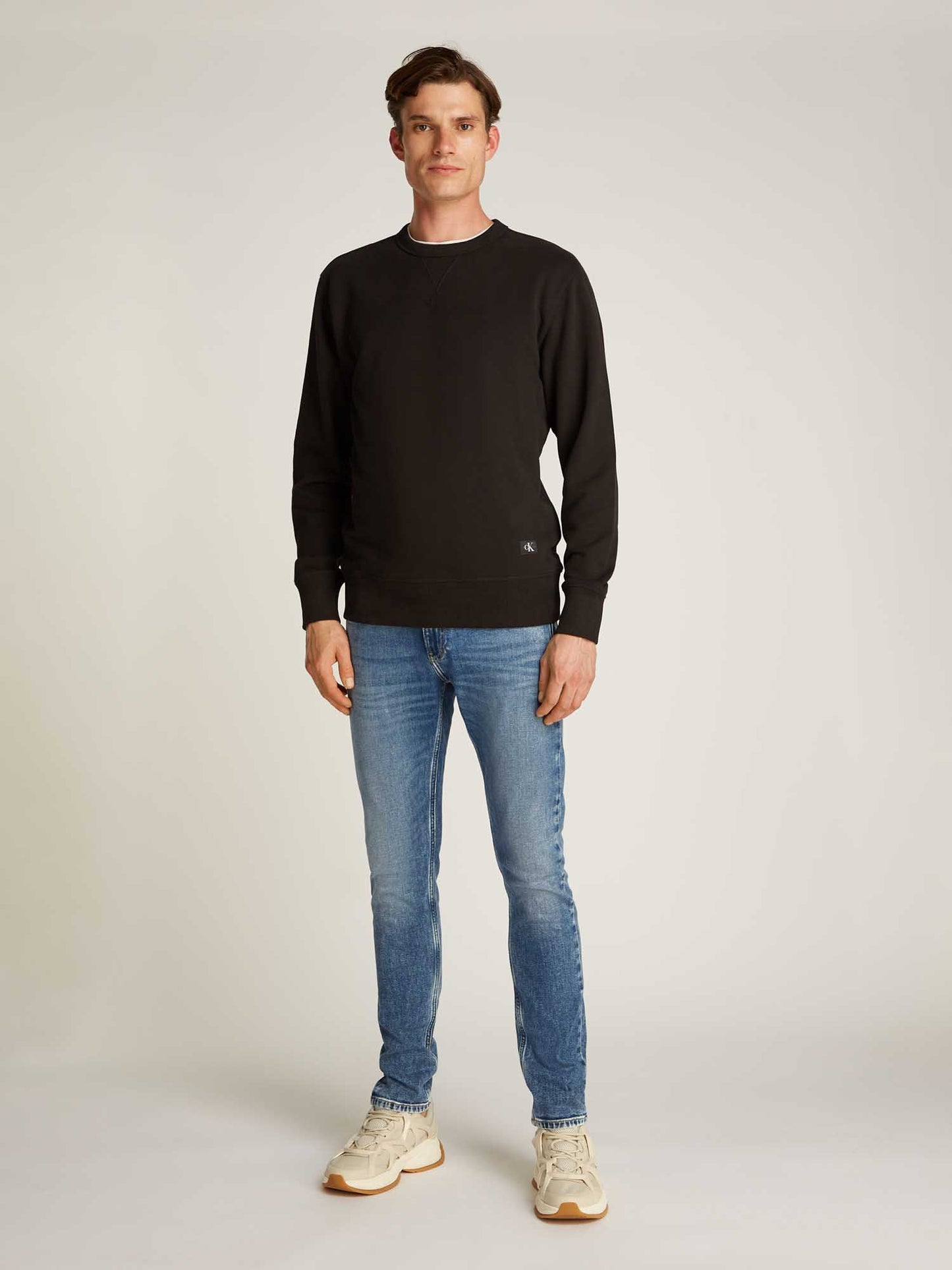 DENIM SLIM CALVIN KLEIN JEANS UOMO JEANS CHIARO