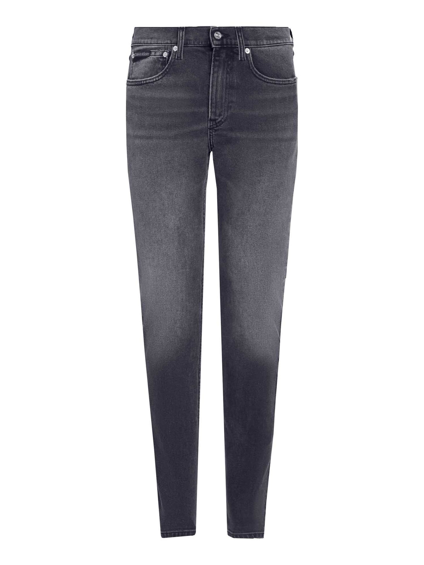 DENIM SLIM TAPER CALVIN KLEIN JEANS UOMO DENIM BLACK