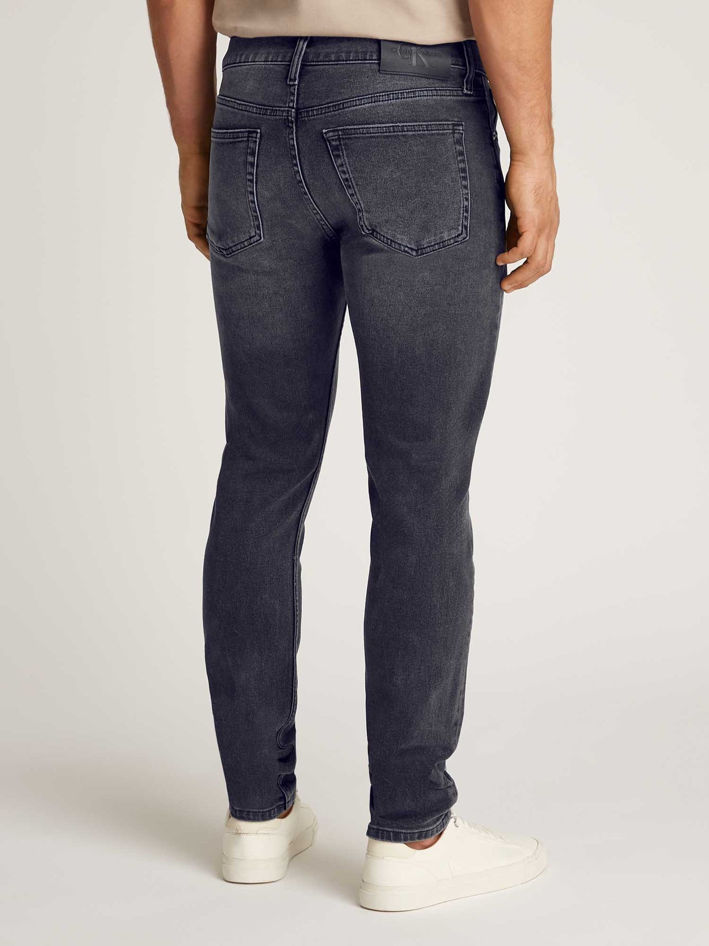 DENIM SLIM TAPER CALVIN KLEIN JEANS UOMO DENIM BLACK