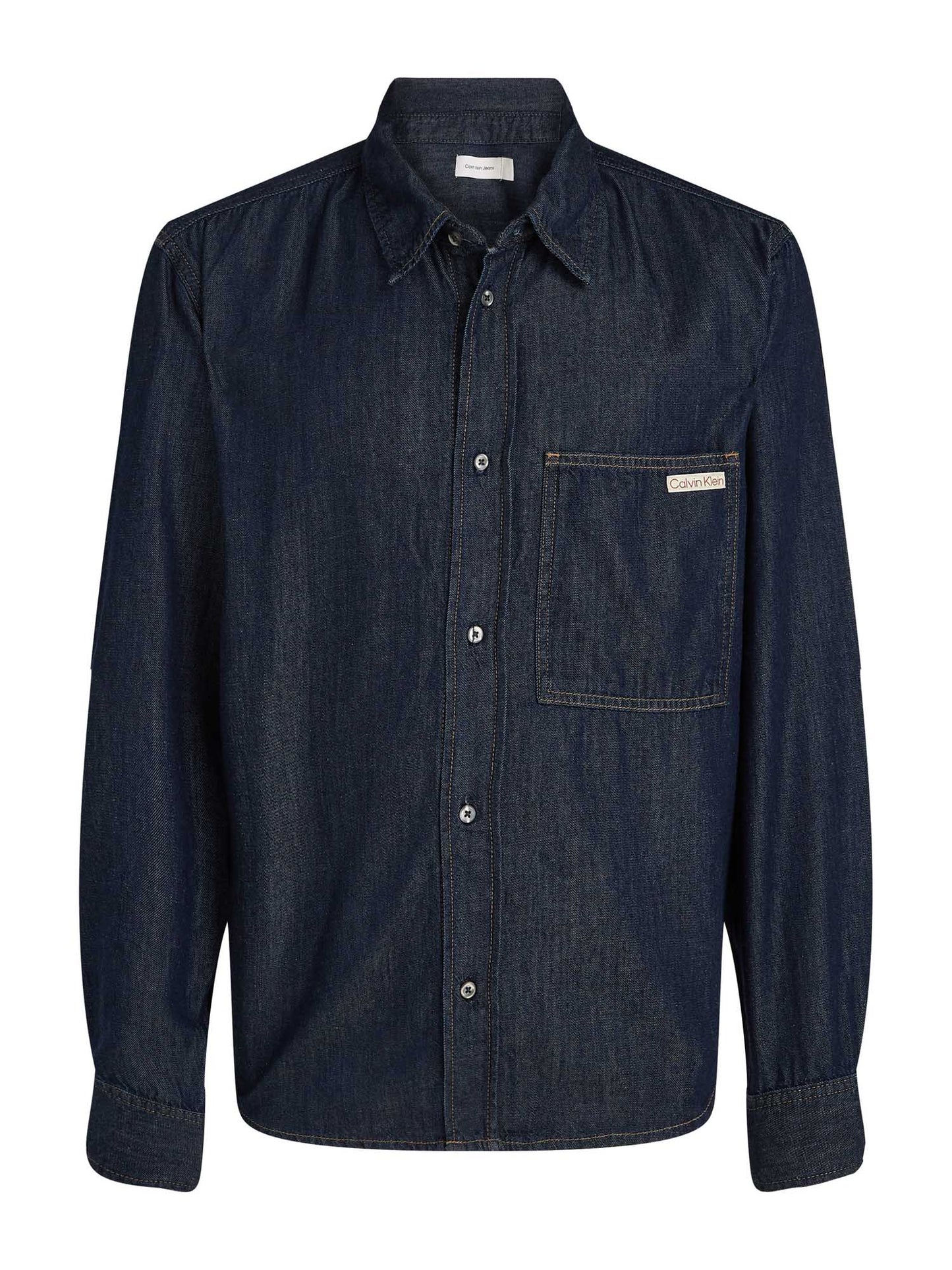 CAMICIA IN DENIM CALVIN KLEIN JEANS UOMO JEANS SCURO