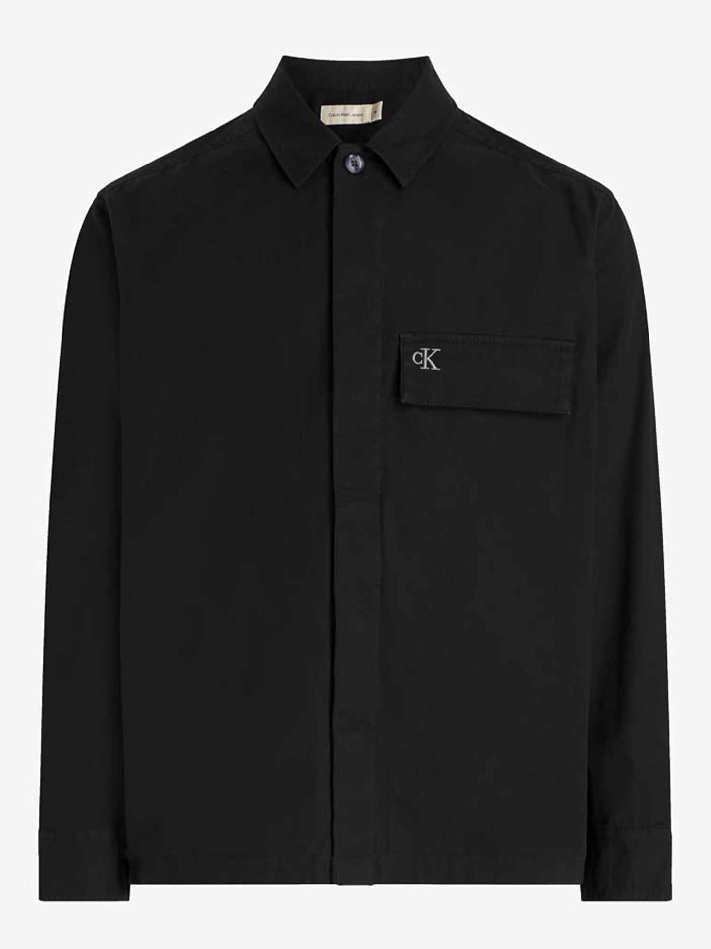 CAMICIA GIACCA CLEAN COTTON OVER CALVIN KLEIN JEANS UOMO NERO