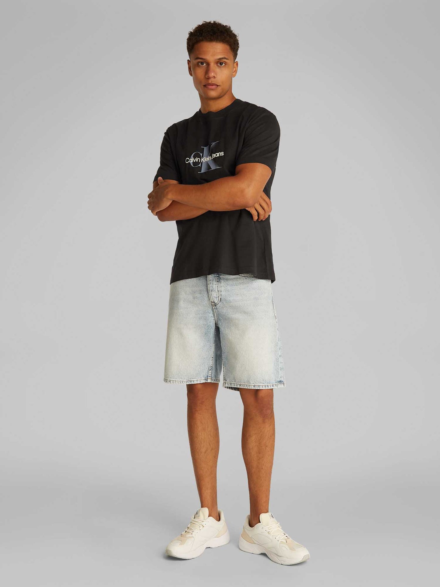 T-SHIRT MONOLOGO TEE CALVIN KLEIN JEANS UOMO NERO