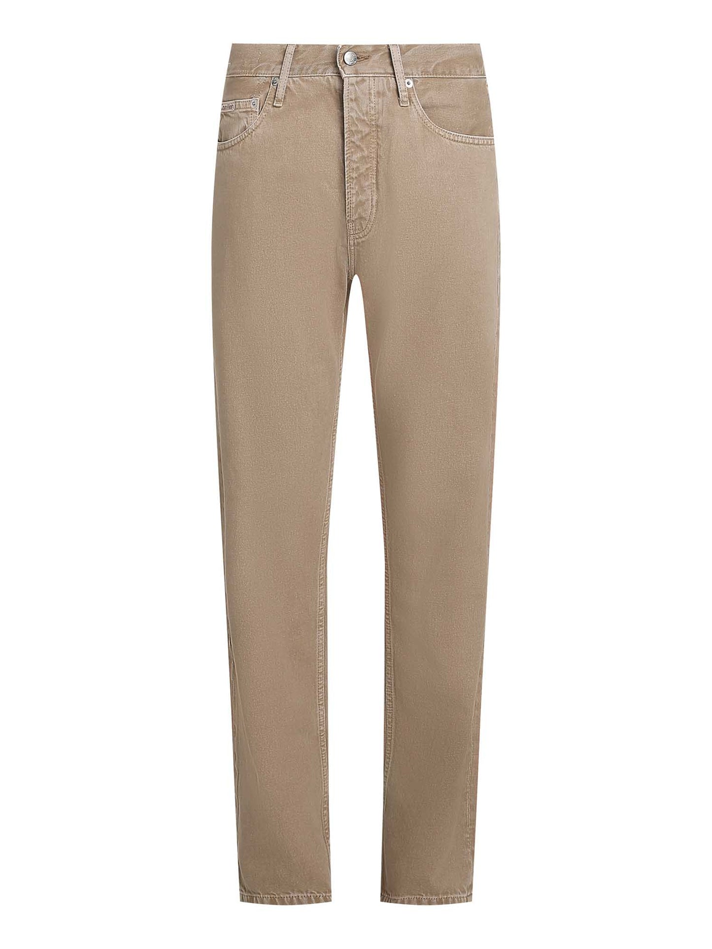 DENIM STANDARD STRAIGHT CALVIN KLEIN JEANS UOMO BEIGE