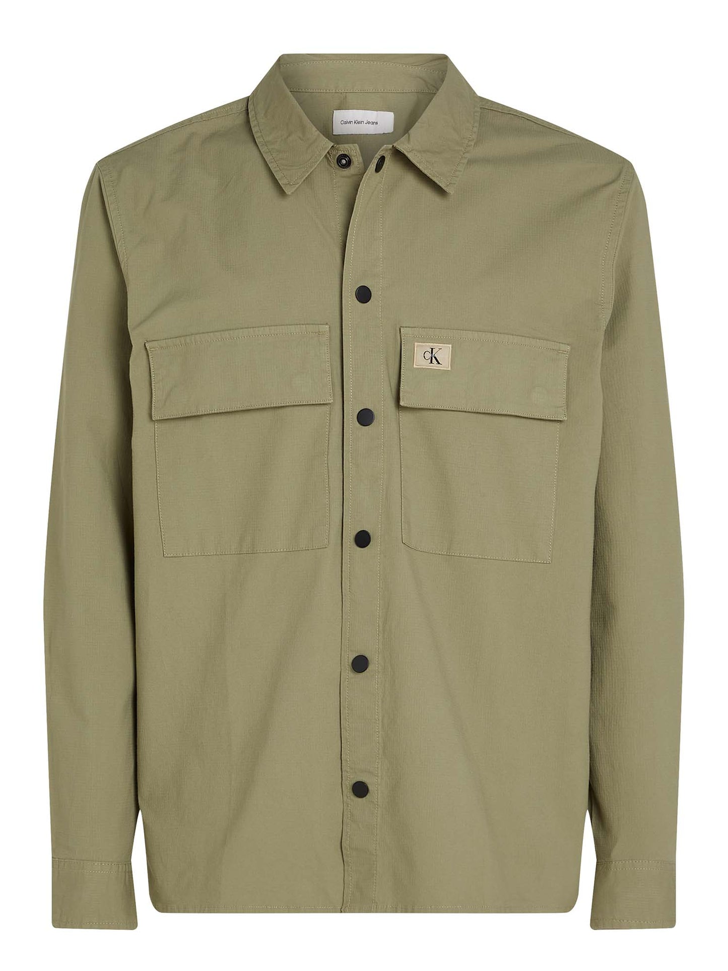 CAMICIA OVERSHIRT CALVIN KLEIN JEANS UOMO VERDE