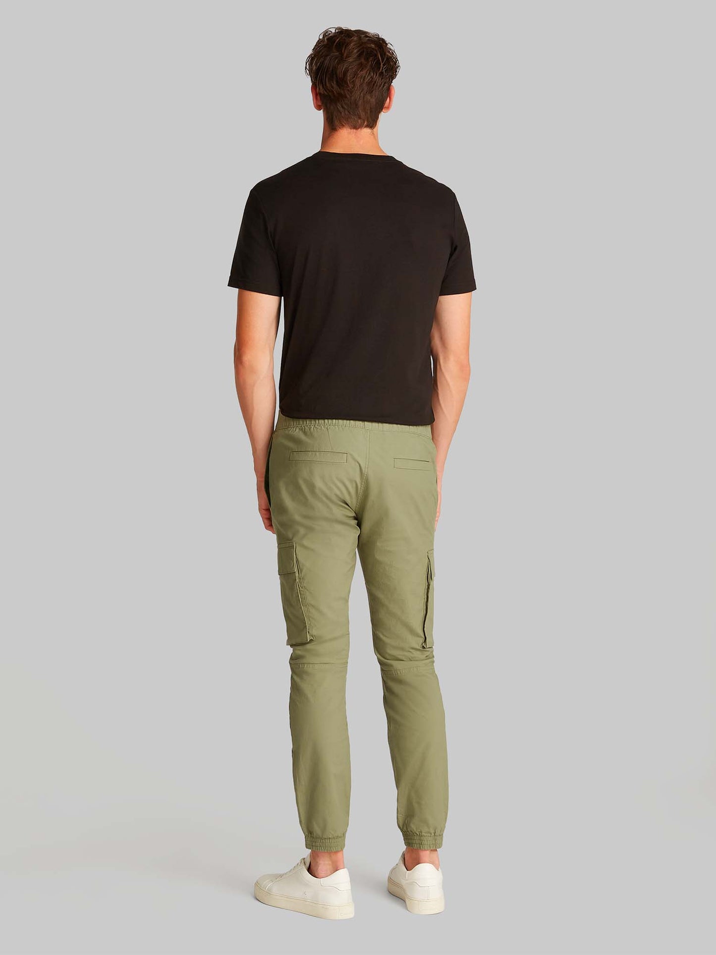 PANTALONI SKINNY CARGO CALVIN KLAIN JEANS UOMO VERDE