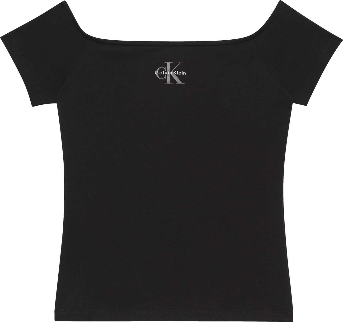 T-SHIRT COLLO A BARCA CALVIN KLEIN JEANS DA DONNA NERO