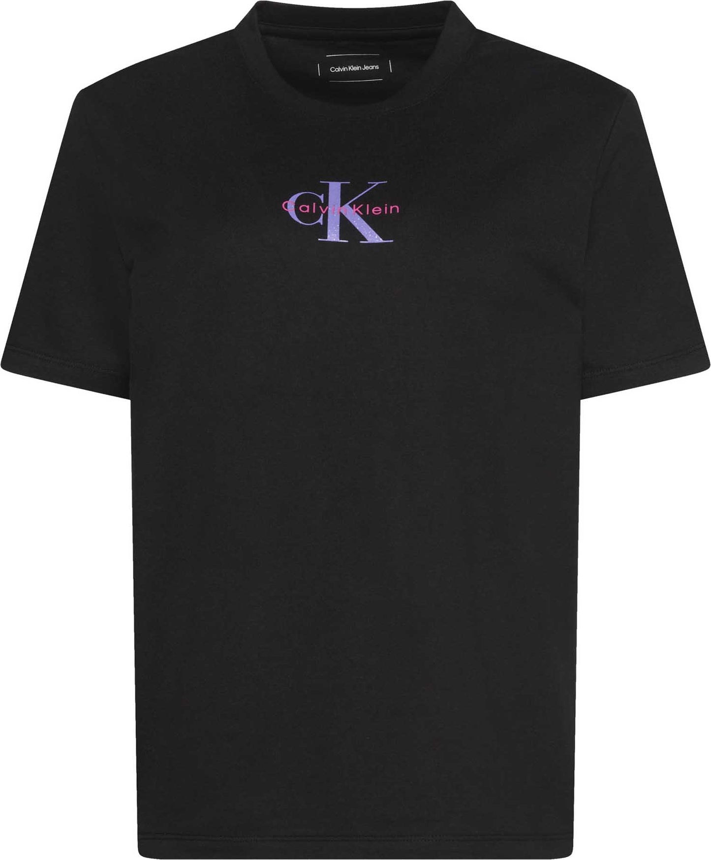 T-SHIRT CLASSIC LOGO CALVIN KLEIN JEANS DA DONNA NERO