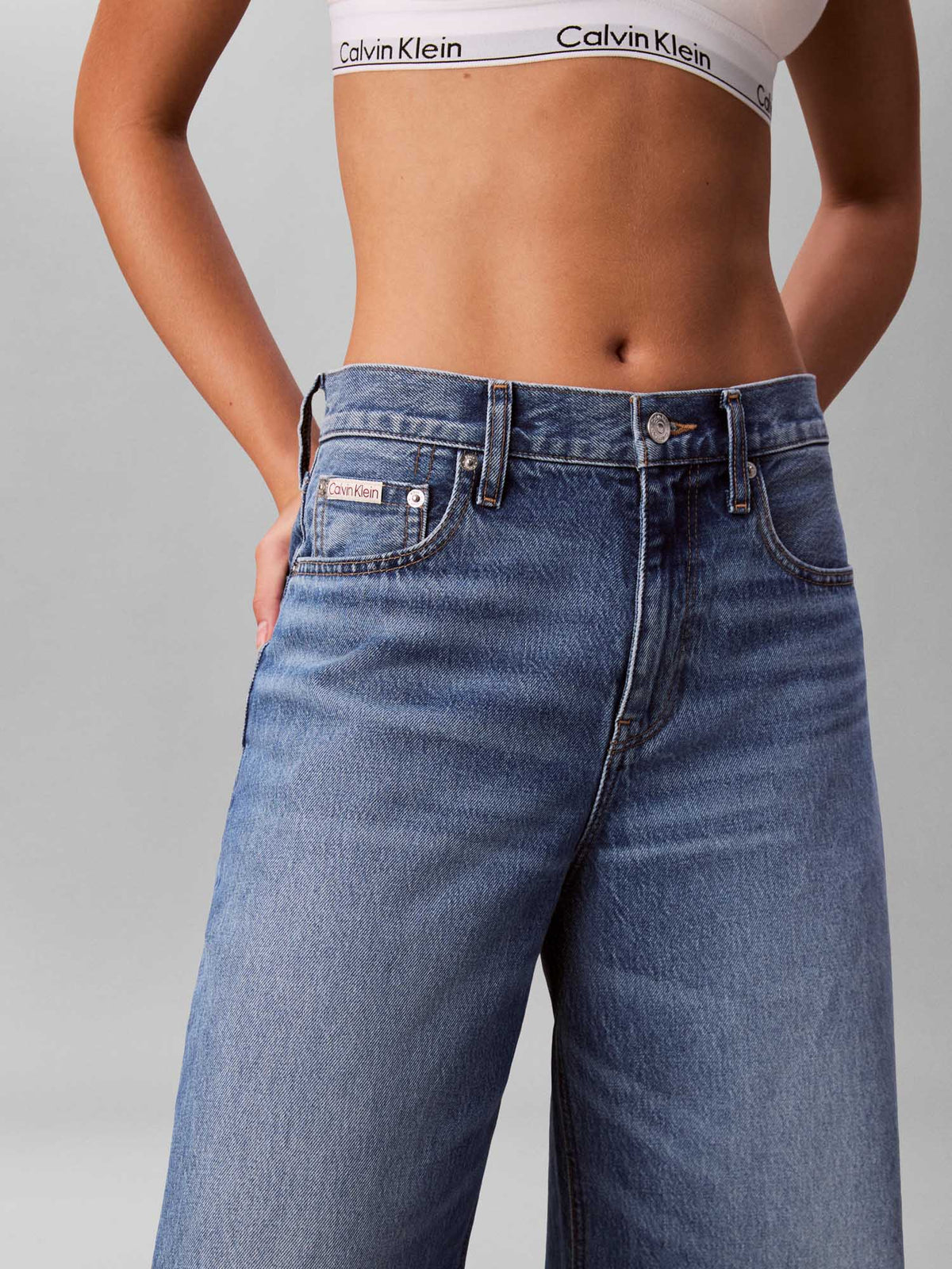Ck wide leg jeans da donna jeans