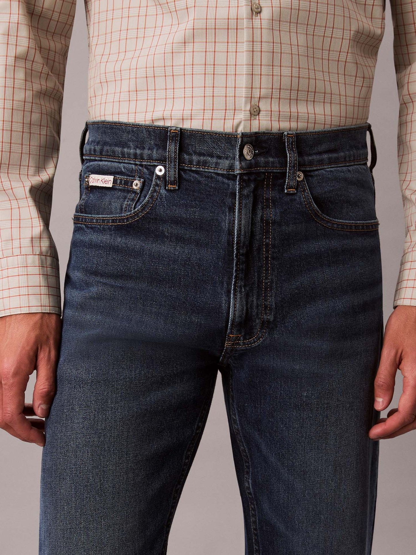 JEANS STANDARD STRAIGHT CALVIN KLEIN JEANS BLU DENIM