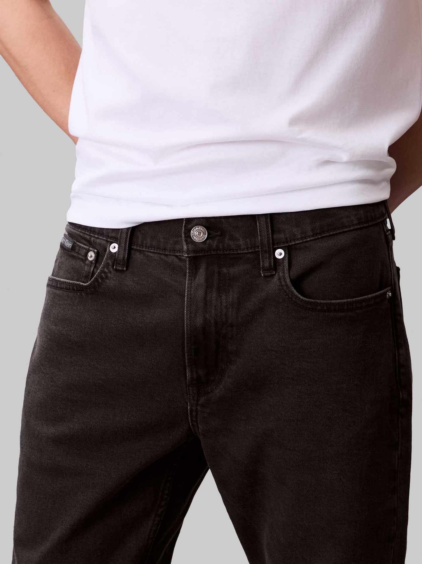 JEANS SLIM CALVIN KLEIN DA UOMO NERO