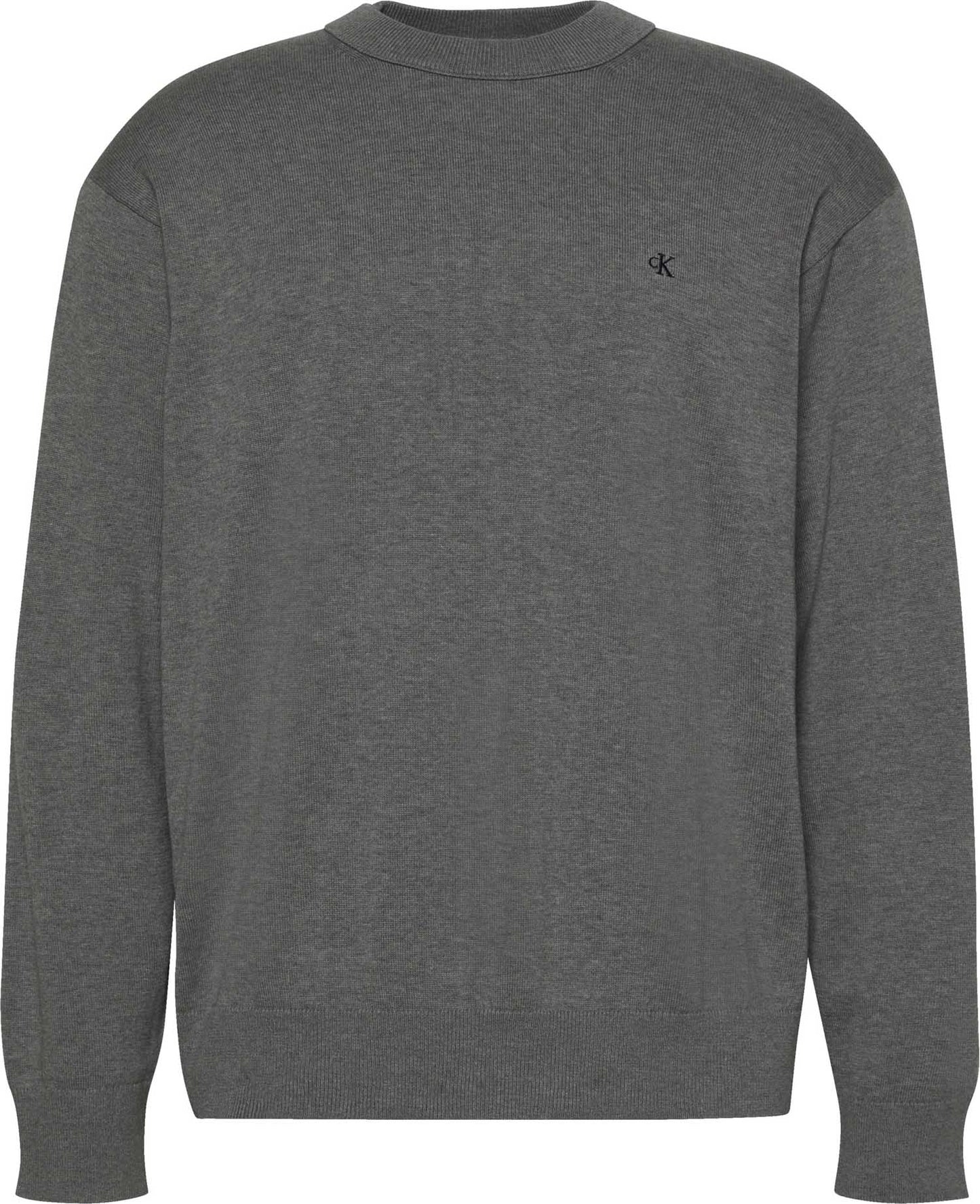 MAGLIA COTTON CREWN CALVIN KLEIN JEANS UOMO ANTRACITE
