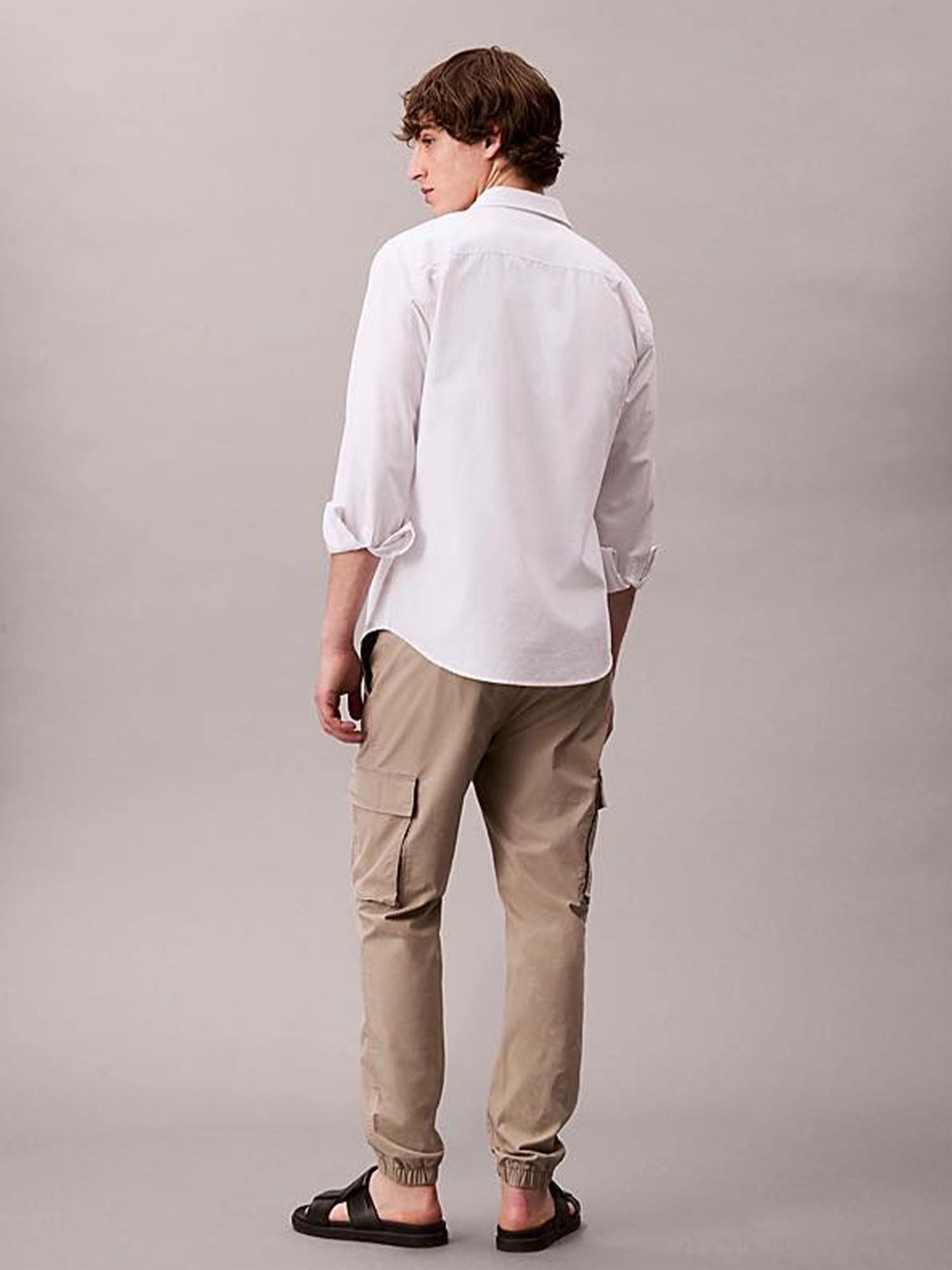 PANTALONE CARGO SKNNY CALVIN KLEIN JEANS UOMO KAKI