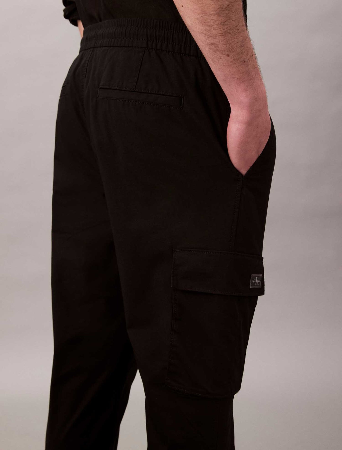 PANTALONE CARGO SKNNY CALVIN KLEIN JEANS UOMO NERO